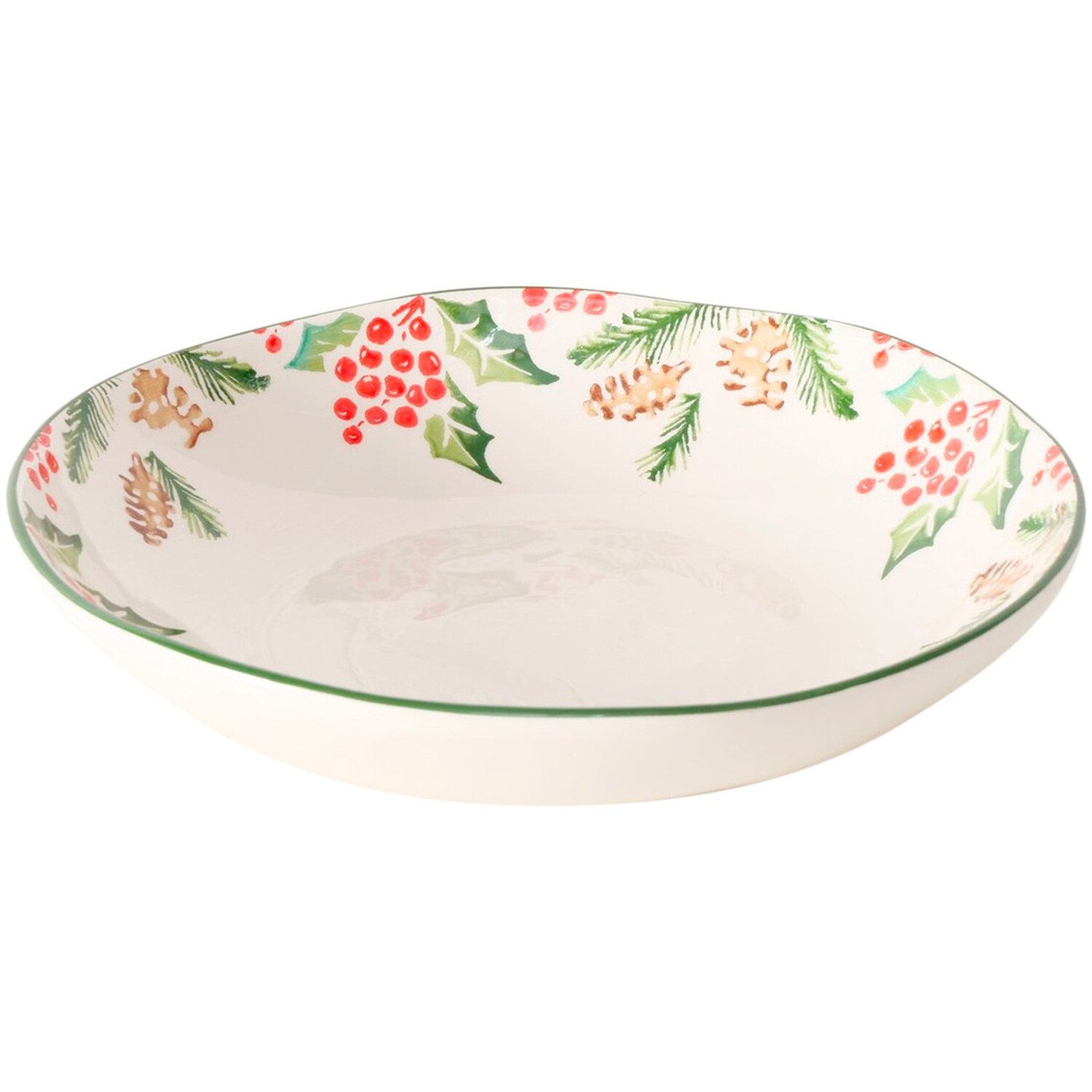 BOLTZE Suppenschüssel Steingutschale Garland