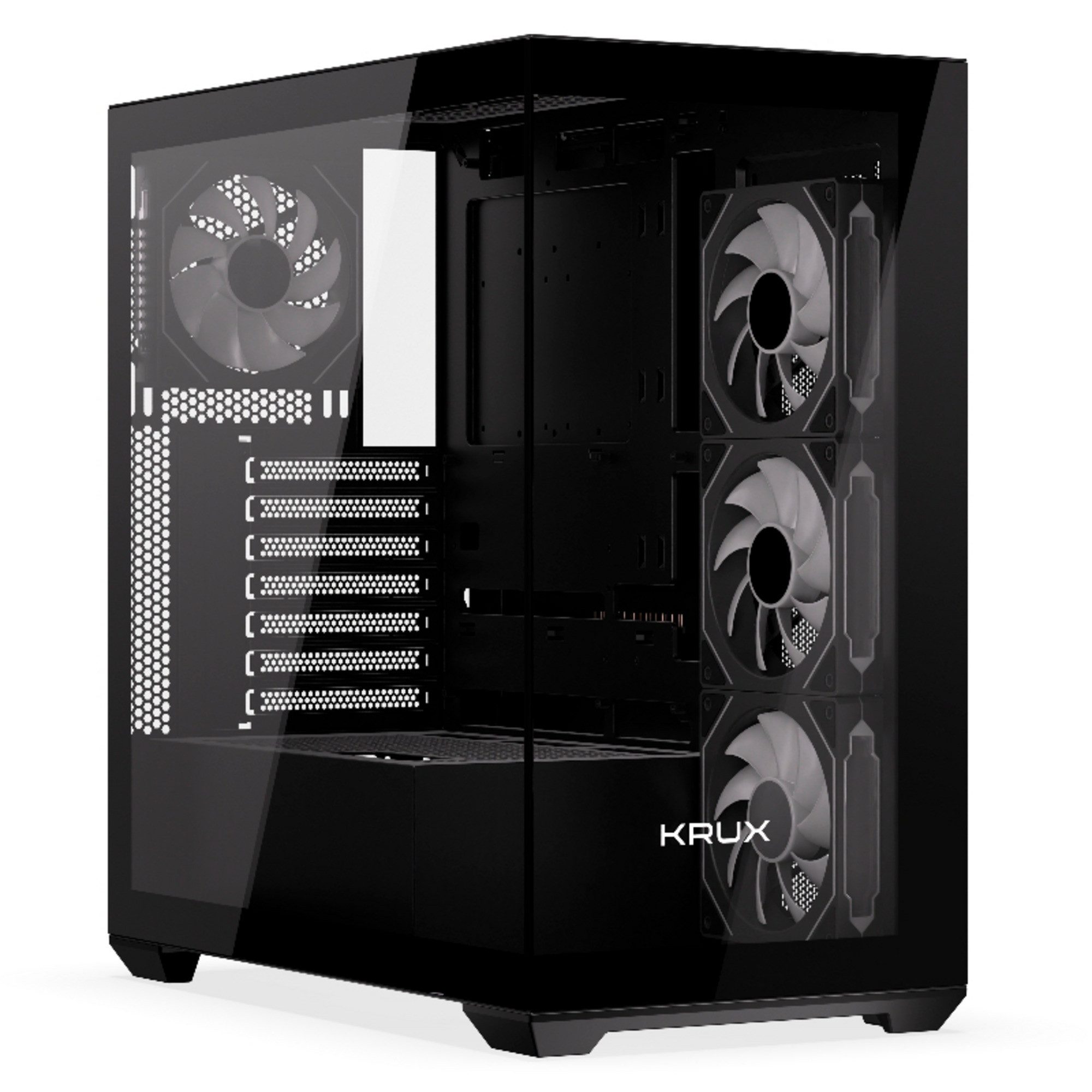 Krux PC-Gehäuse Krux EXO, Tower-Gehäuse, (Tempered Glass x 2)