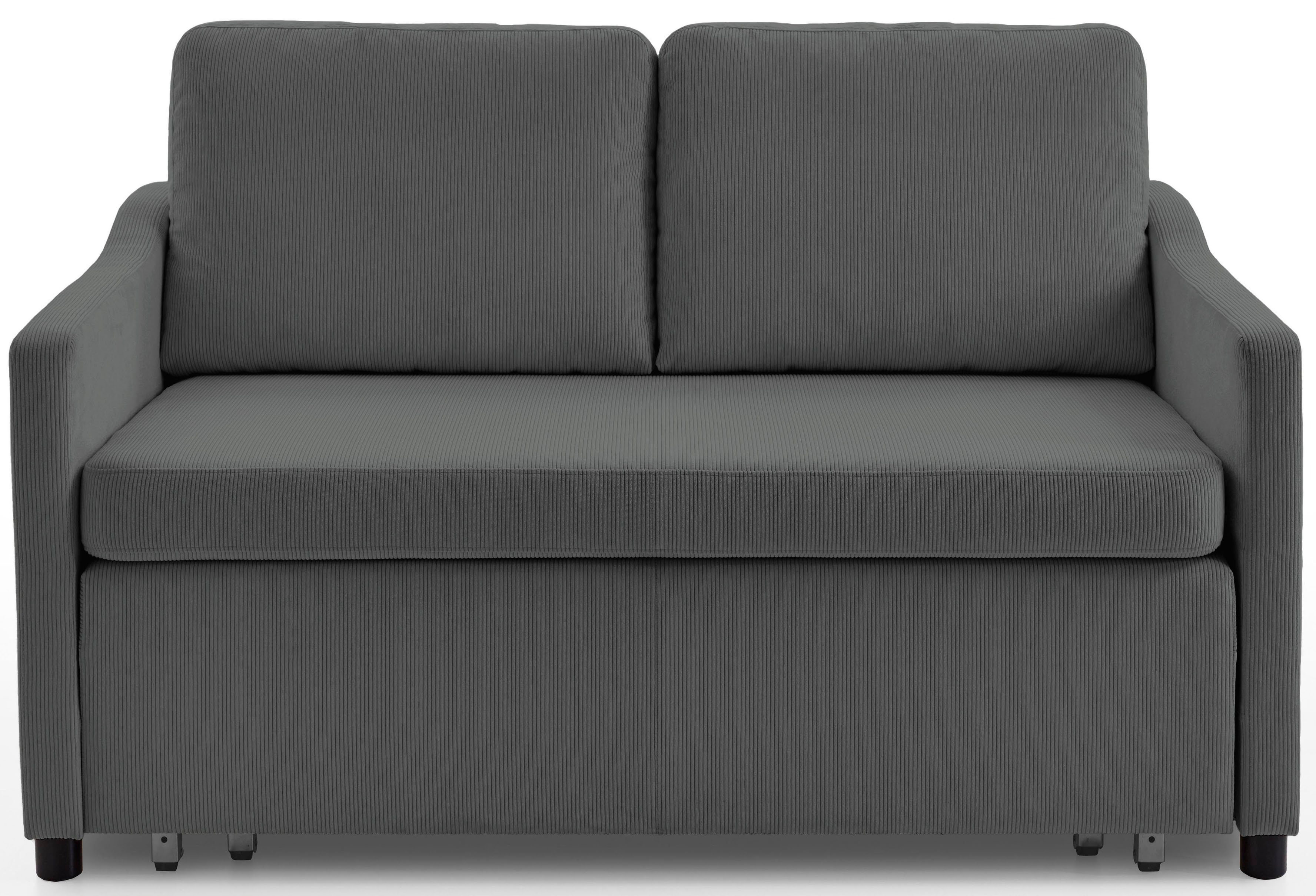 ATLANTIC home collection Schlafsofa Anella, mit Cord-Bezug, mit Schlaffunktion, frei im Raum stellbar