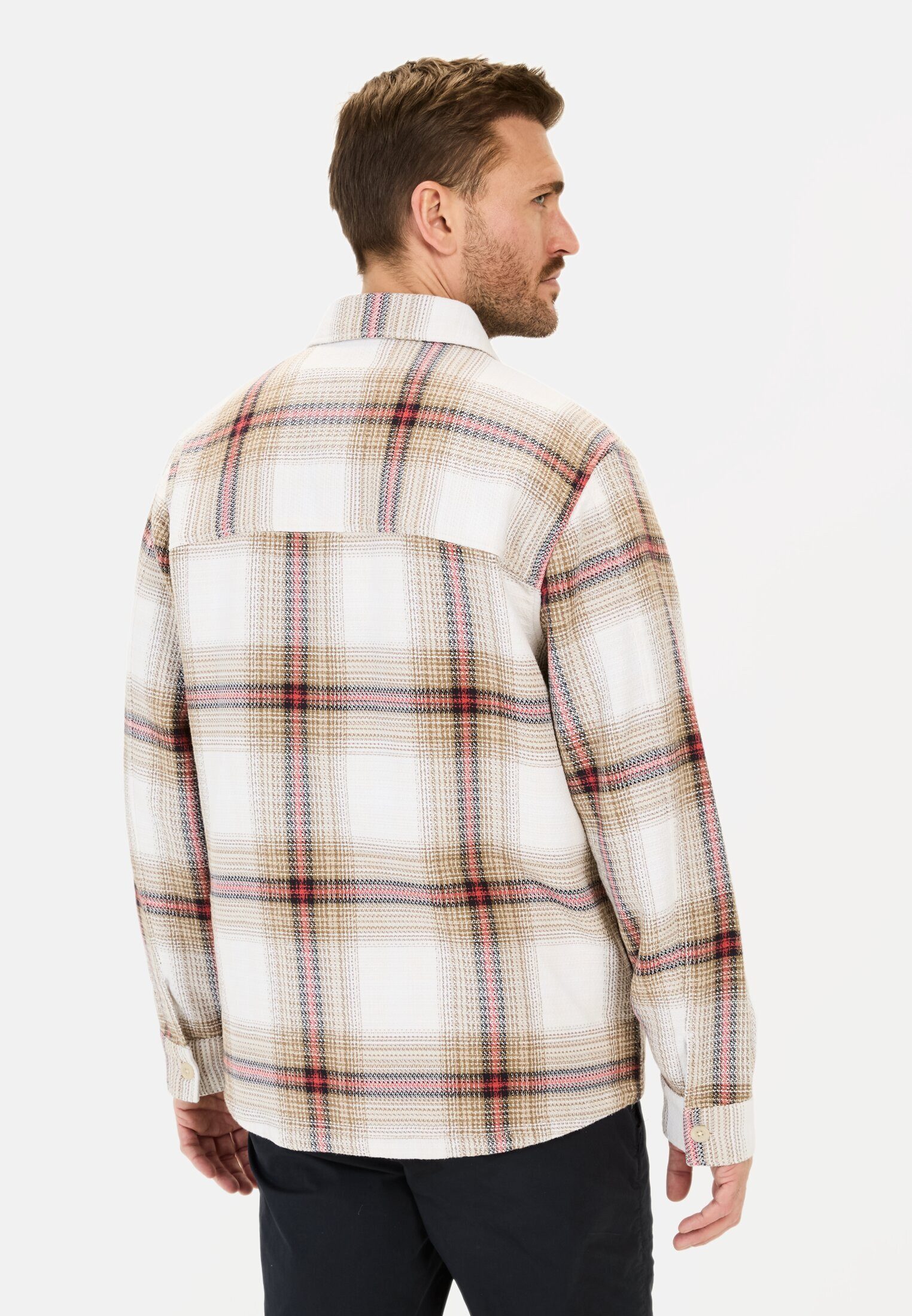 camel active Hemdjacke mit seitlichen Eingrifftaschen Langarm Kentkragen Ma günstig online kaufen