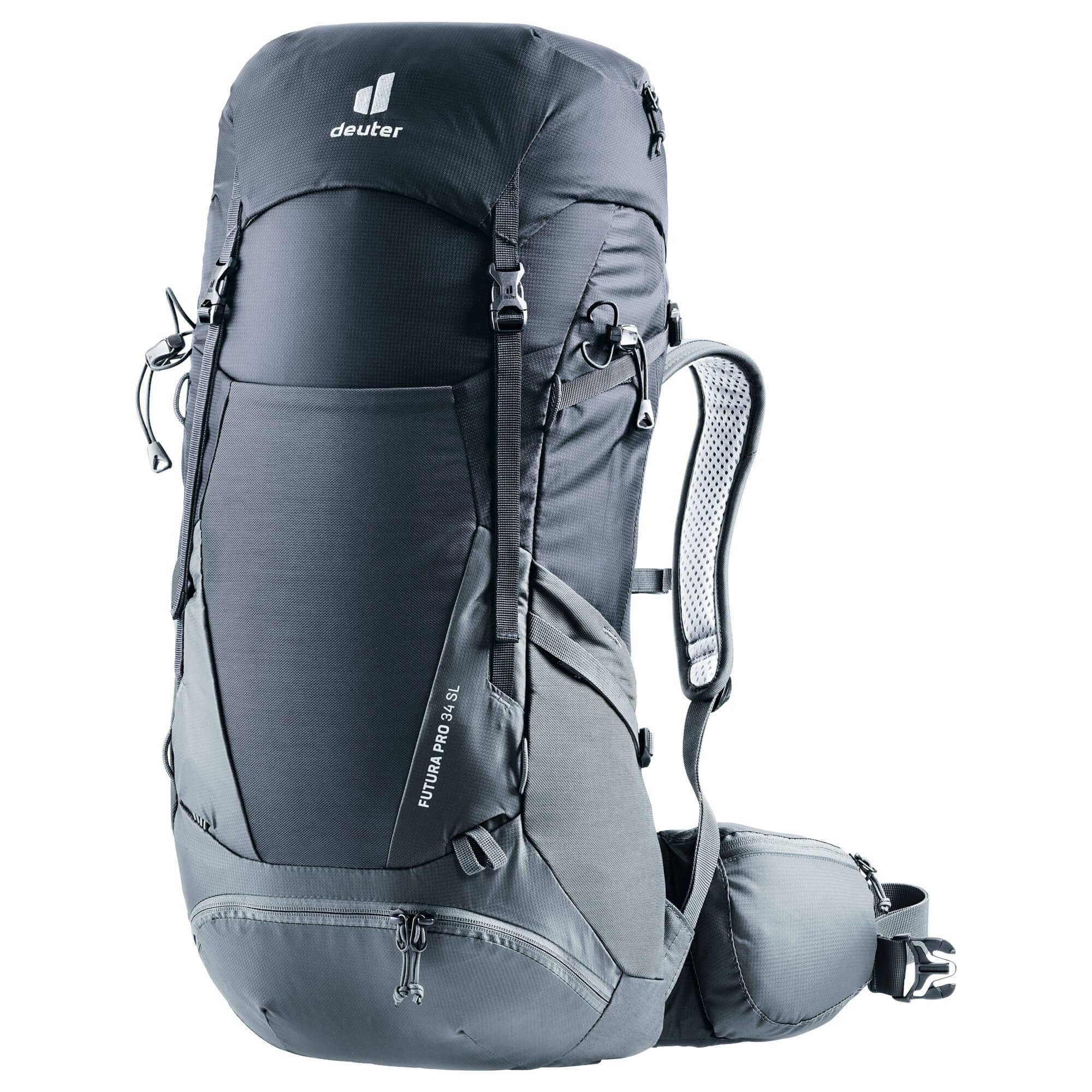 deuter Wanderrucksack Futura Pro 34 SL - Women's Wanderrucksack 61 cm (black-graphite)