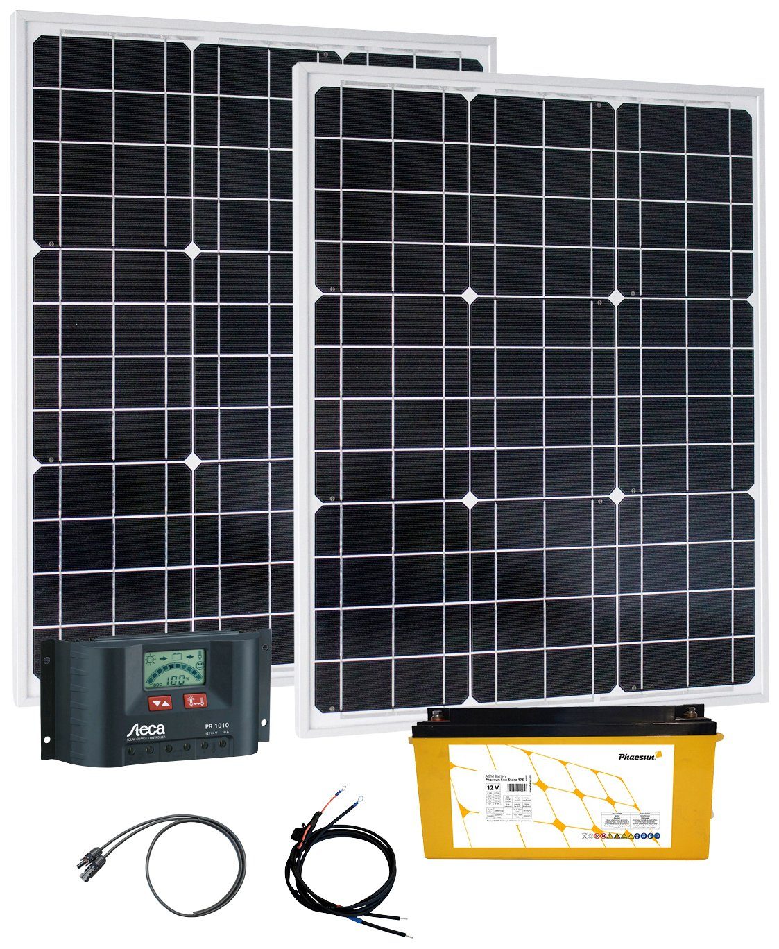 Phaesun Solarmodul Energy Generation Kit Solar Rise, 50 W, (Set), 50 W