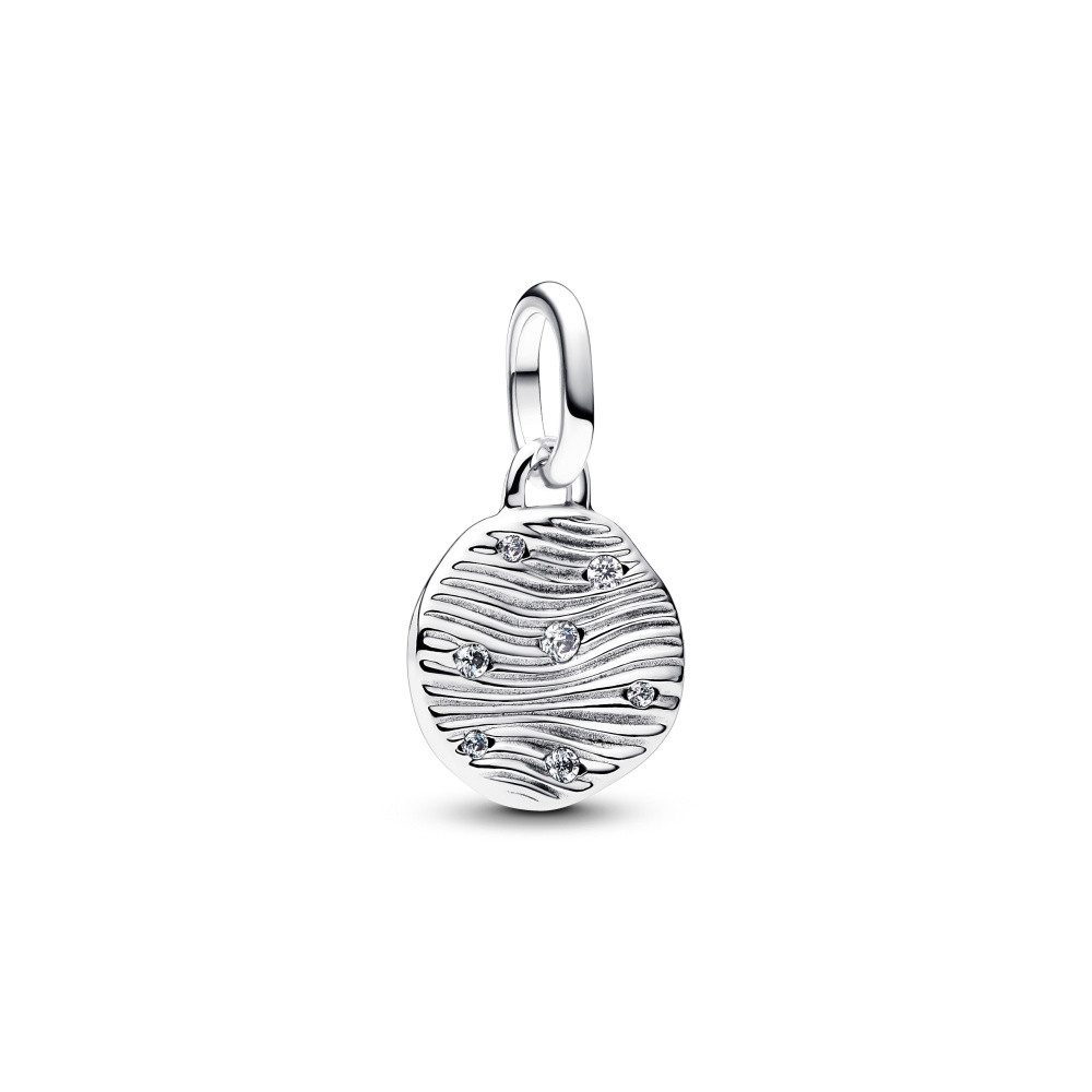 Pandora Charm-Einhänger Pandora ME Gravierbares Mini-Medaillon-Charm-Anhänger 793860C01