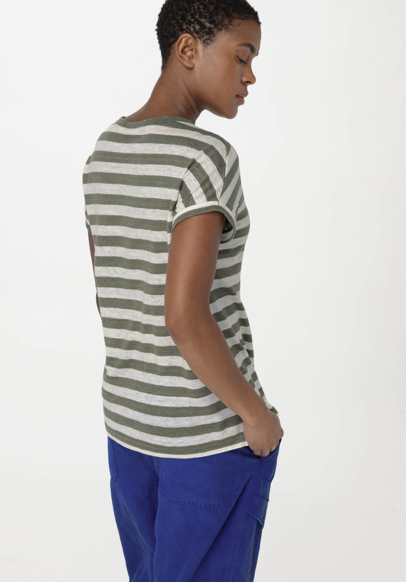 Hessnatur T-Shirt Regular aus reinem Leinen (1-tlg)