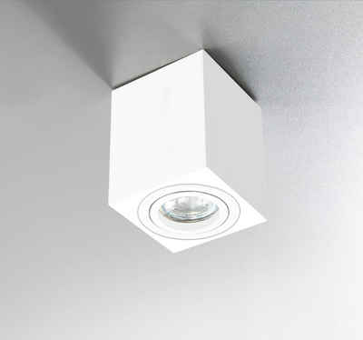 HEITRONIC Deckenleuchte ADL8001, ohne Leuchtmittel, Aufbauleuchte,Aufbaulampe, für Esszimmer, Flur, Wohnzimmer, schwenkbar