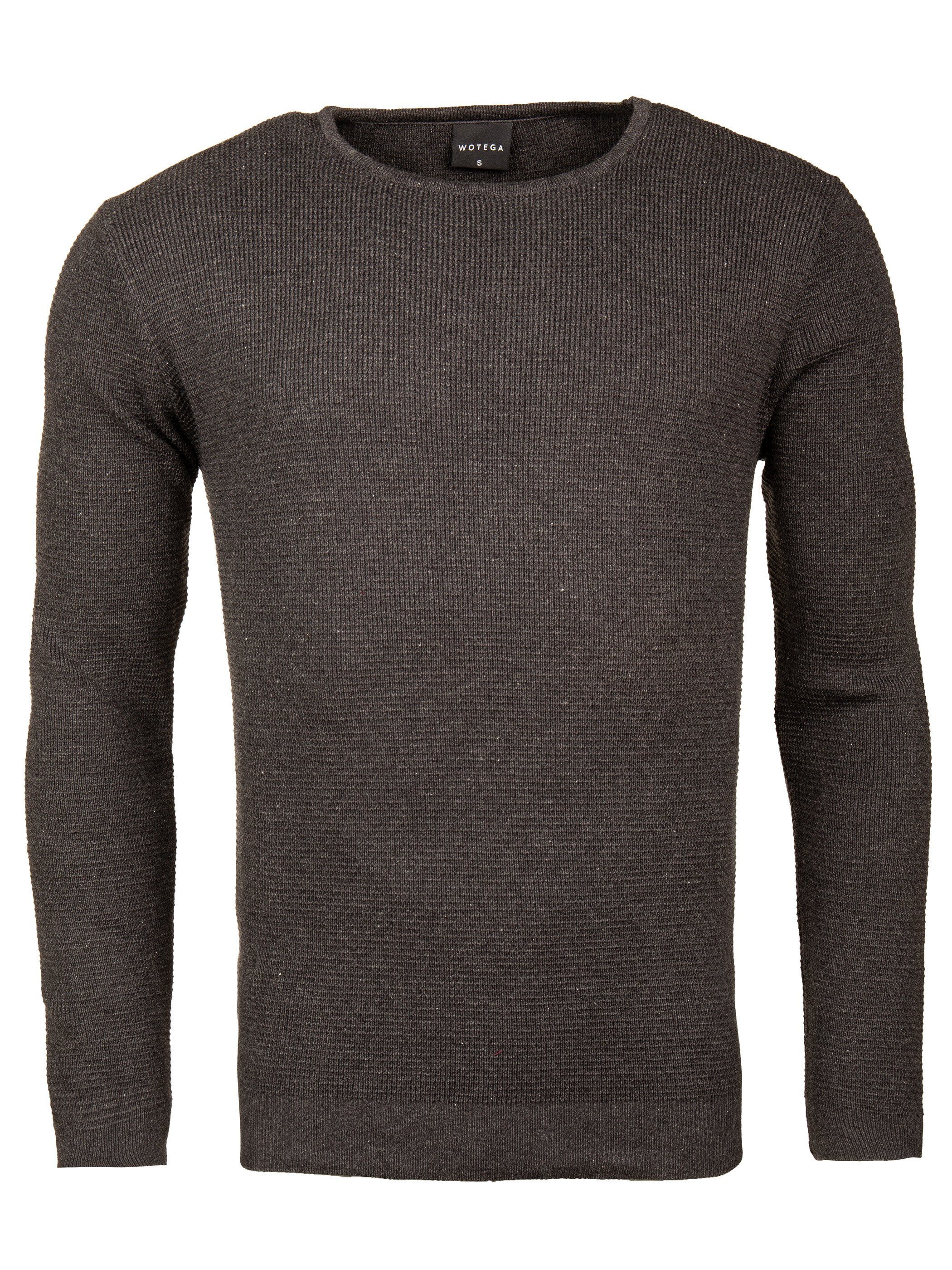 WOTEGA Strickpullover Structured Crew Neck Noah