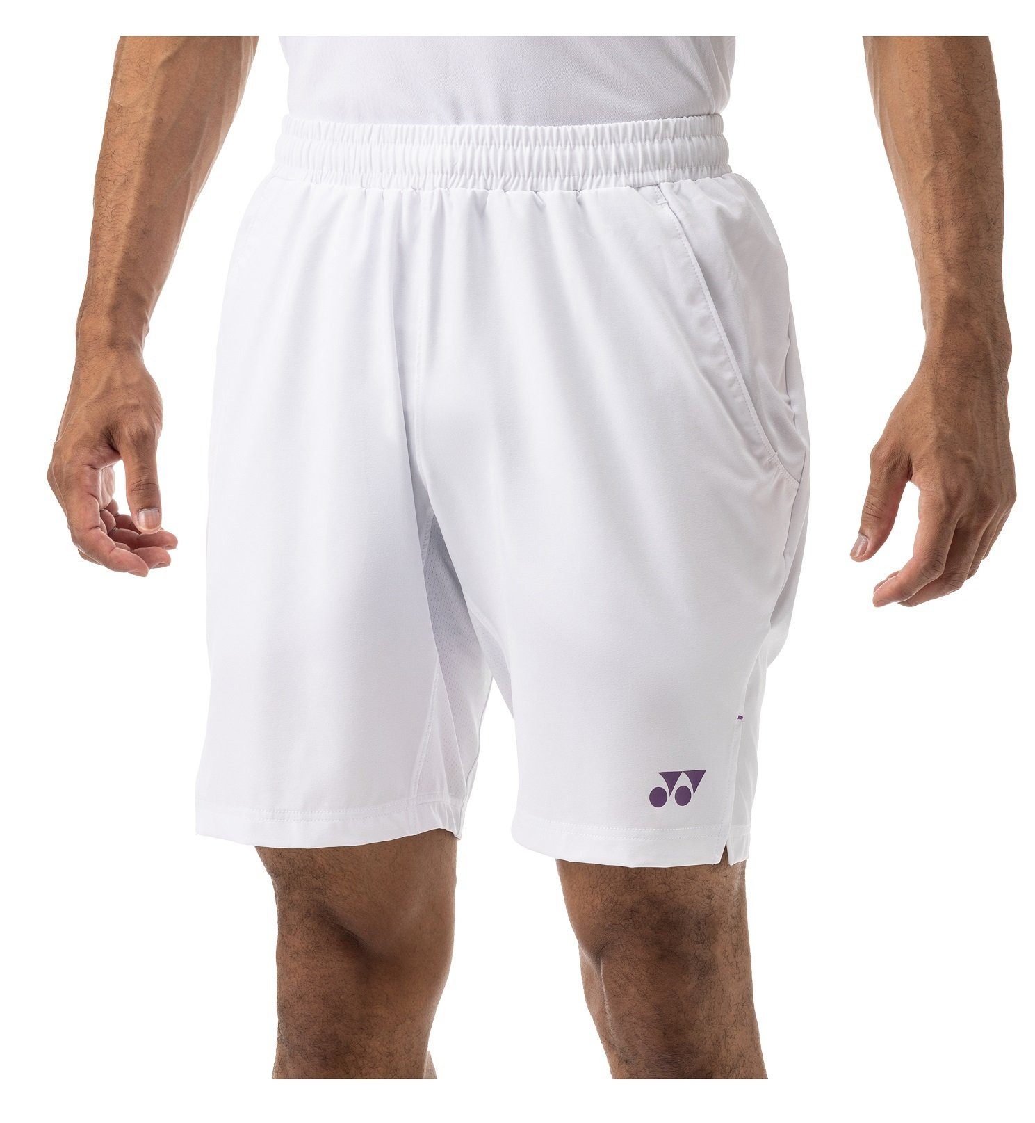 Yonex Shorts Tennishose Wimbledon 2024 kurz weiss Herren