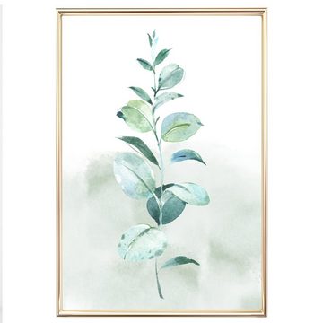 homestyle-accessoires Poster Bilder Set WandbilderEUCALYPTUS TRIO AQUARELLE 3er, Ohne Bilderrahmen