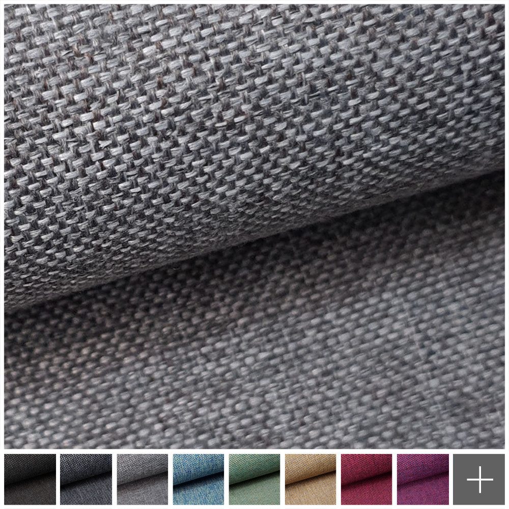 novely® Stoff LARISO Gewebter Polsterstoff Melange Möbelstoff Flachgewebe, Robust, Elegant, Meterware, 1lfm