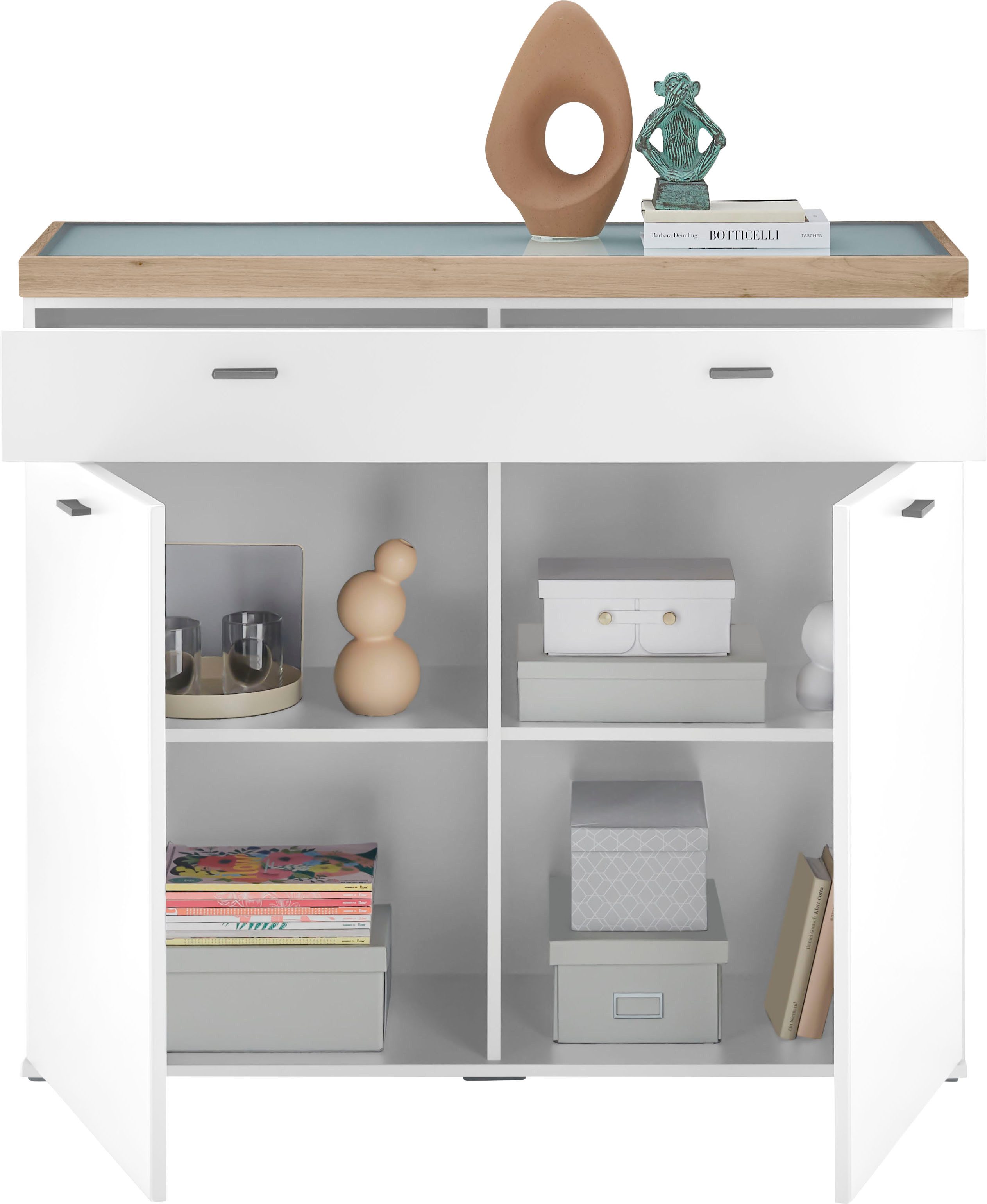 set one by Musterring Sideboard Lancaster Dielen, inklusive LED-Beleuchtung, mit einem Schubkasten, Breite 121 cm