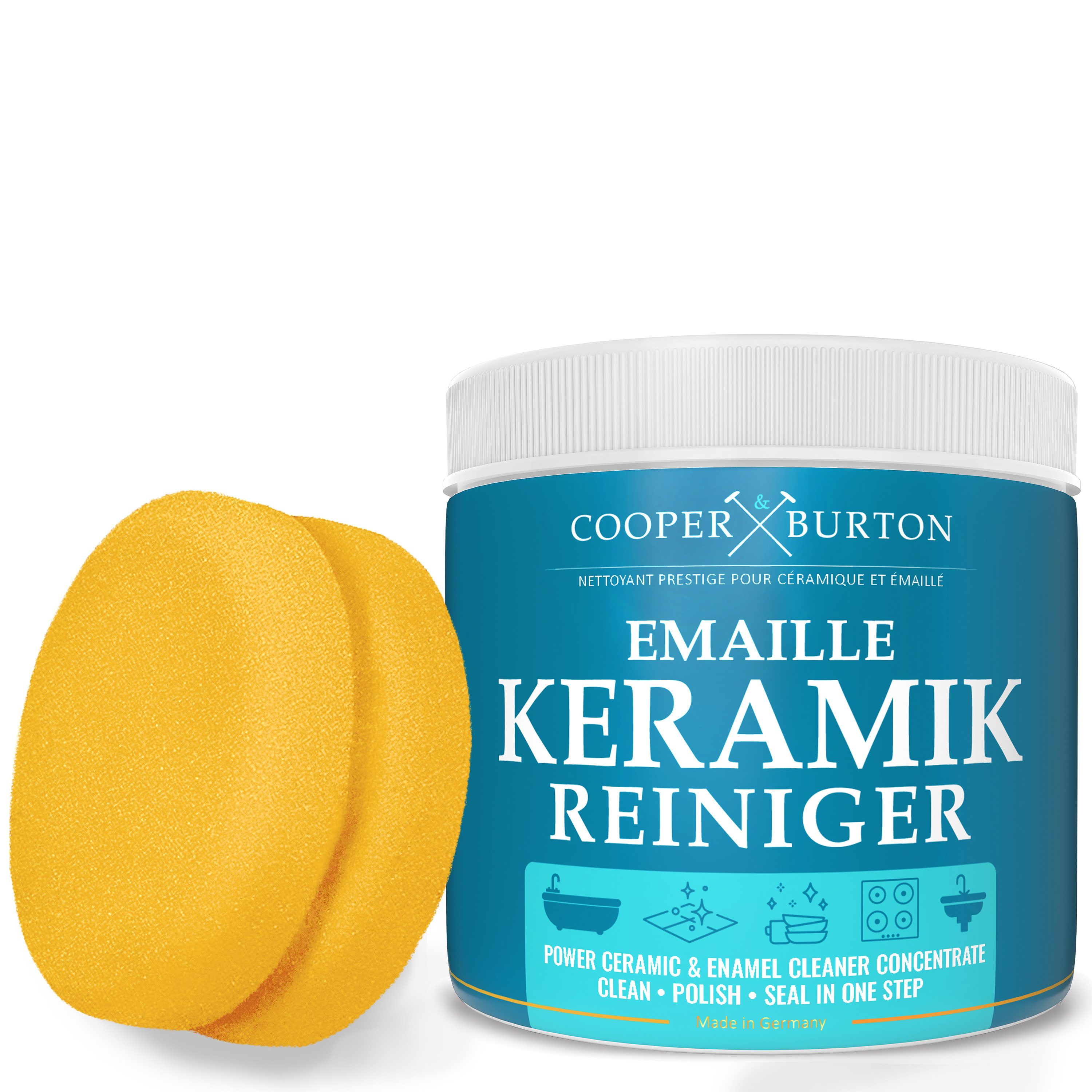 Cooper&Burton Keramik Intensiv Kraft Reiniger Konzentrat 0,5kg Glaskeramikreiniger (2-St. 250ml)