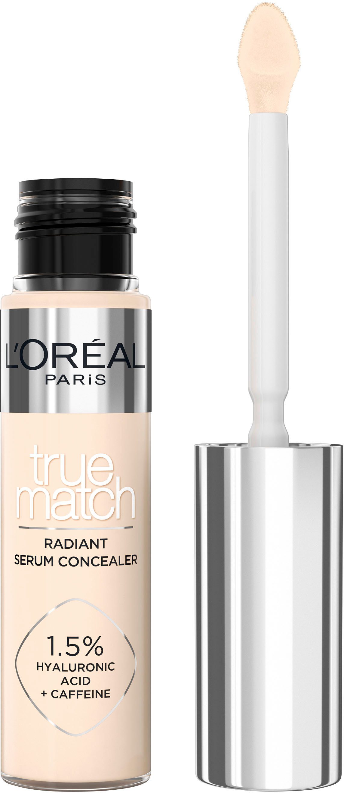 L'ORÉAL PARIS Concealer TRUE MATCH RADIANT SERUM CONCEALER, für alle Hauttypen, flüssige Textur, leichte Deckkraft
