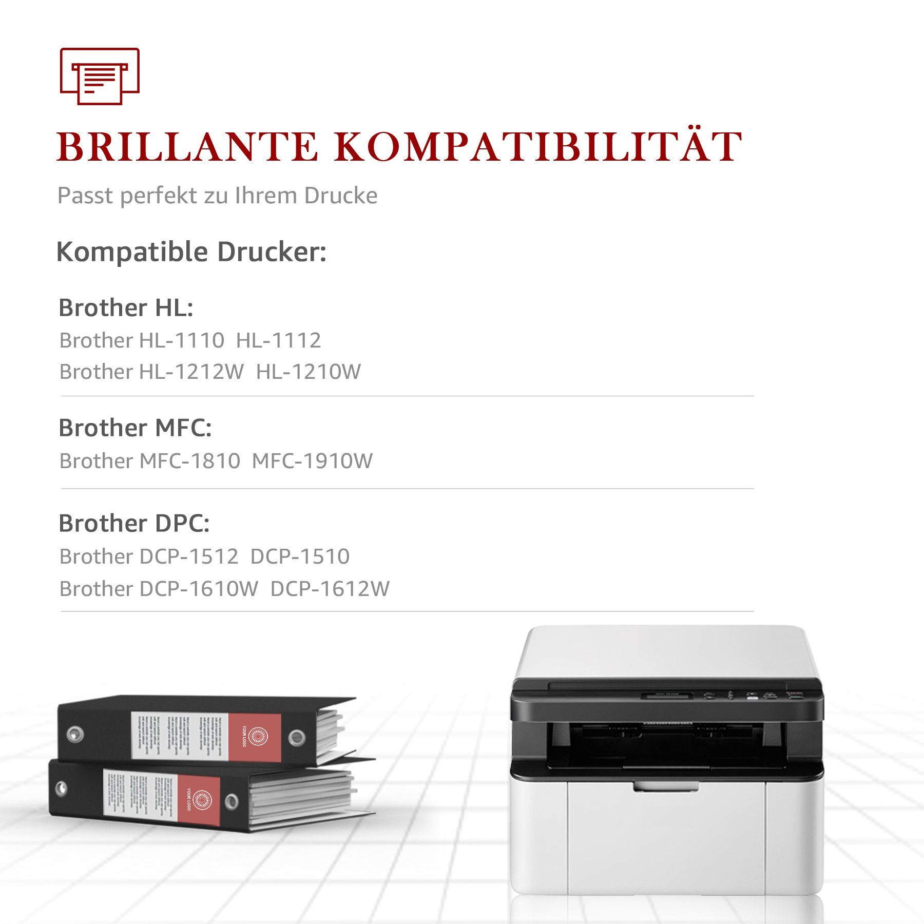 Thumbnail - Toner Kingdom Tonerpatrone TN 1050 TN1050 TN-1050 für Brother HL-1110