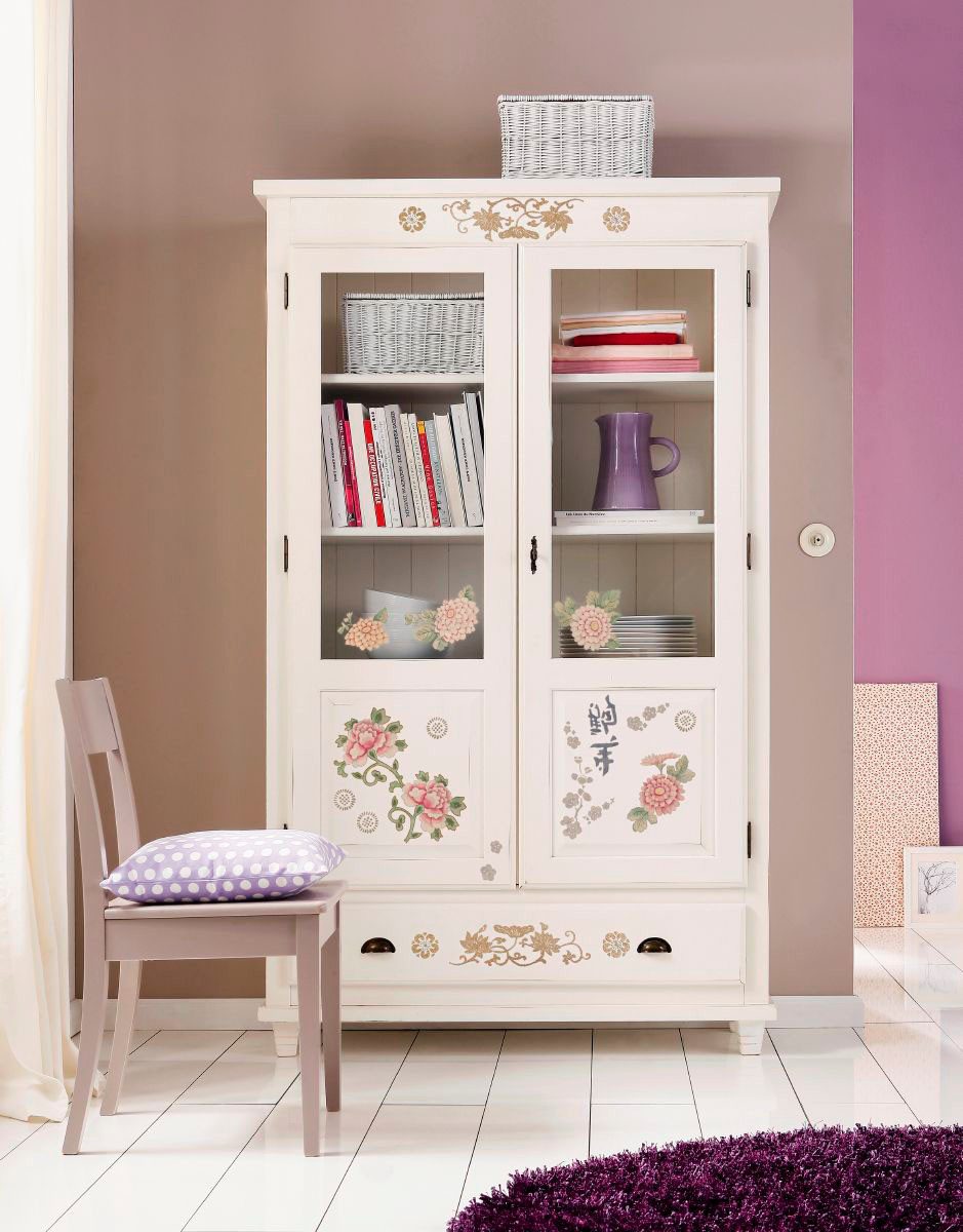 Komar Wandtattoo Jasmin - Größe 50 x 70 cm (23 St), Künstler: Komar, selbstklebend, Wandsticker