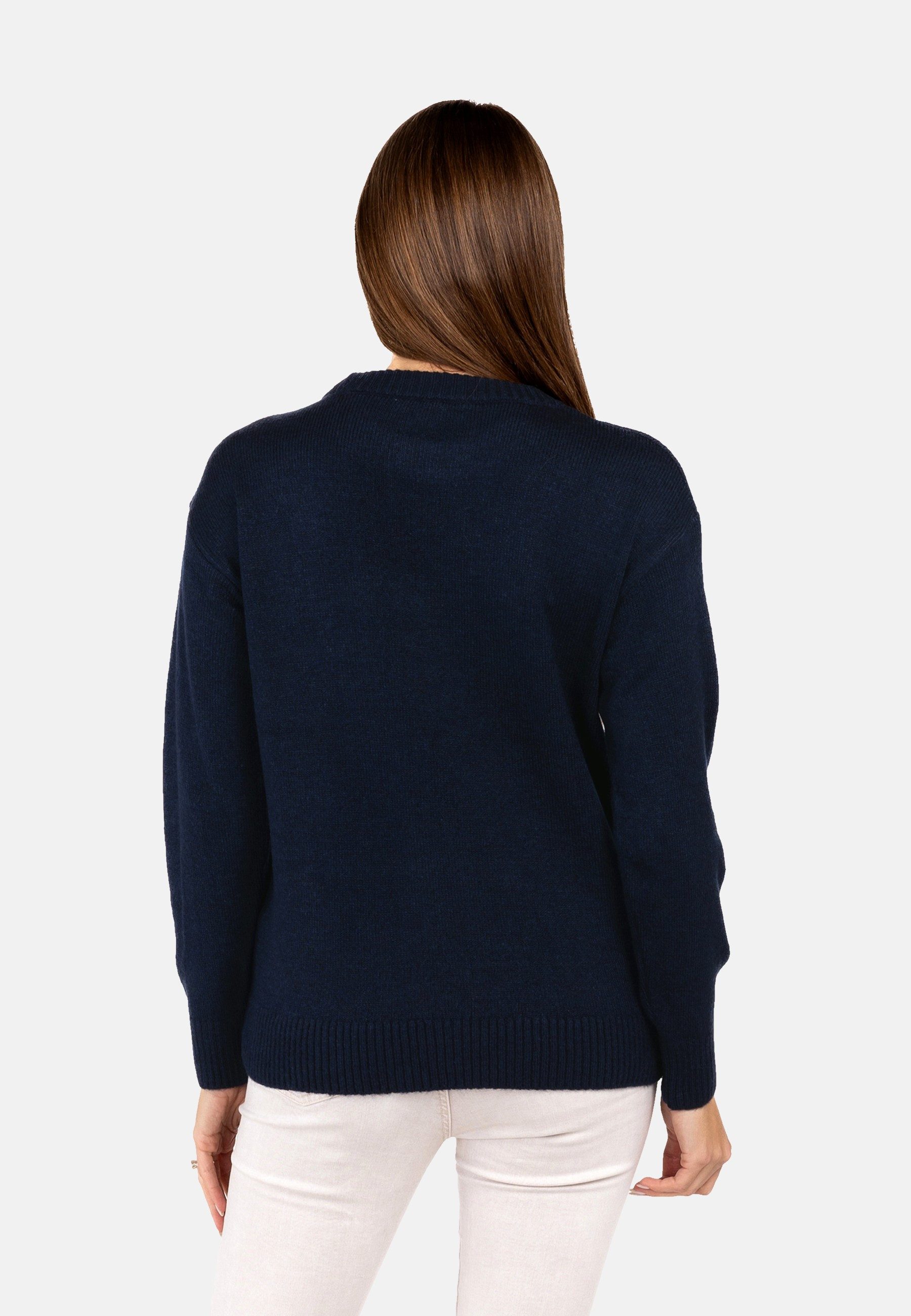 Key Largo Strickpullover Pullover APRES SKI Strickpullover R-Neck (1-tlg)