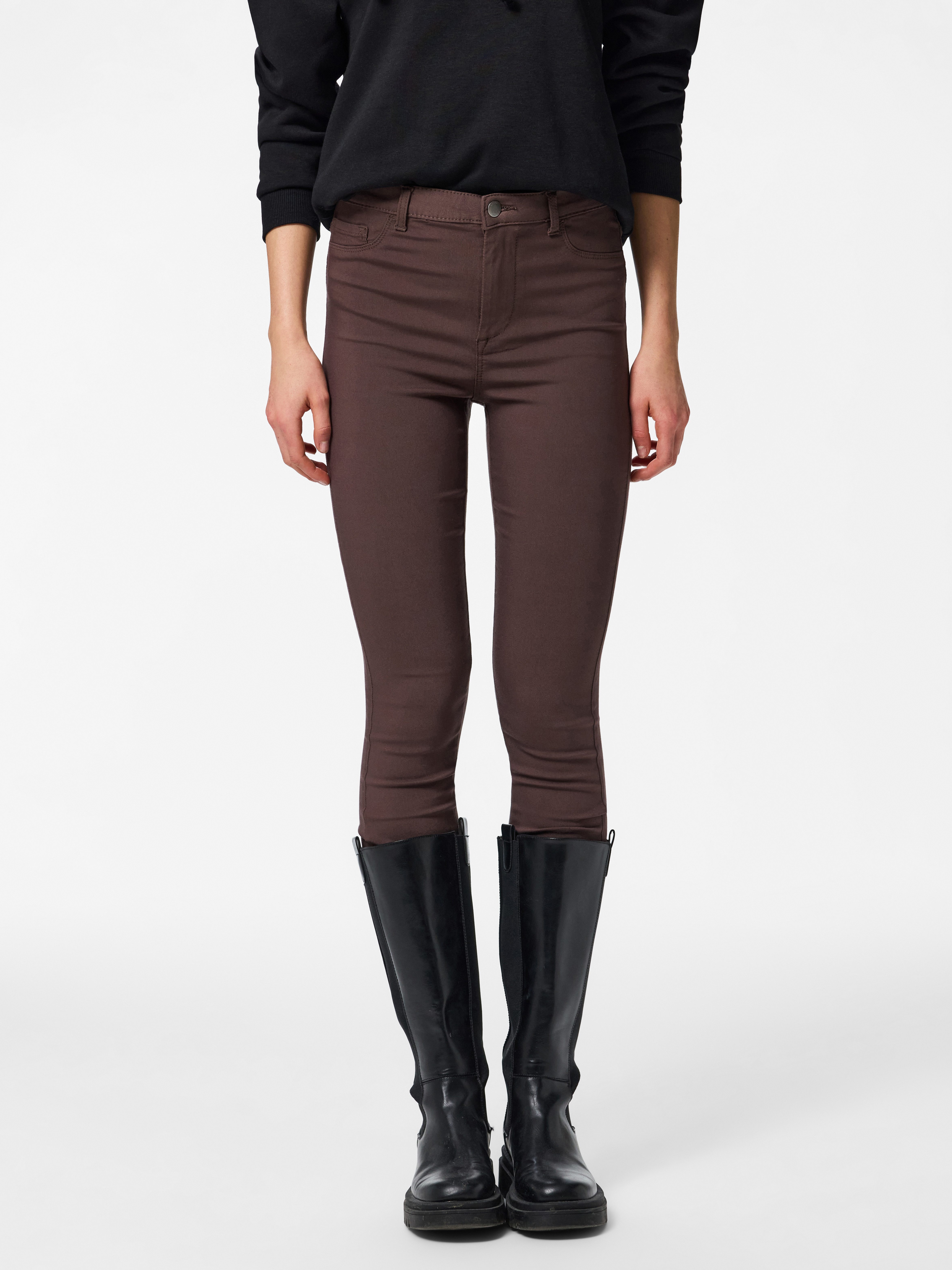 pieces Jeggings PCHIGHSKIN WEAR JEGGINGS Viskosemischung, skinny fit