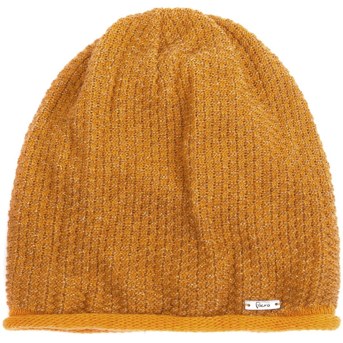 Faera Strickmütze Wintermütze Damen Mütze Beanie Haube gefüttert Strickmütze Damenmütze