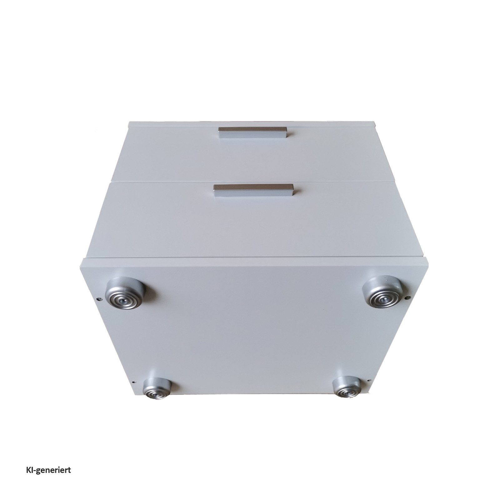 HTI-Living Nachtschrank Nachtschrank 2er Set Weiß Nina (Set, 2-St., 2 Nachtschränke) Nachttisch Nachtkommode Nachtkonsole – Bild 5 von 5