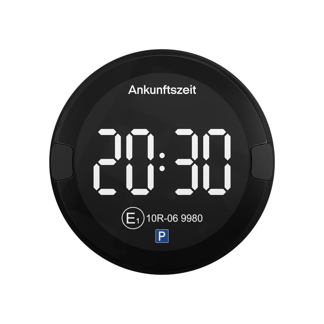 OOONO OOONO P-DISC NO2 – Digitale Parkuhr / Parkscheibe - TÜV KBA Verkehrsalarm