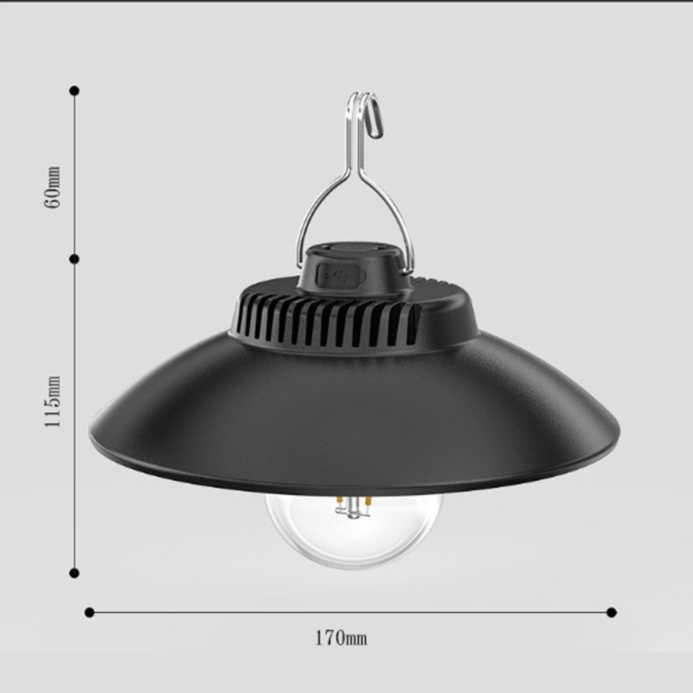 Coonoor LED Gartenleuchte Campinglampe Aufladbar, Retro günstig online kaufen