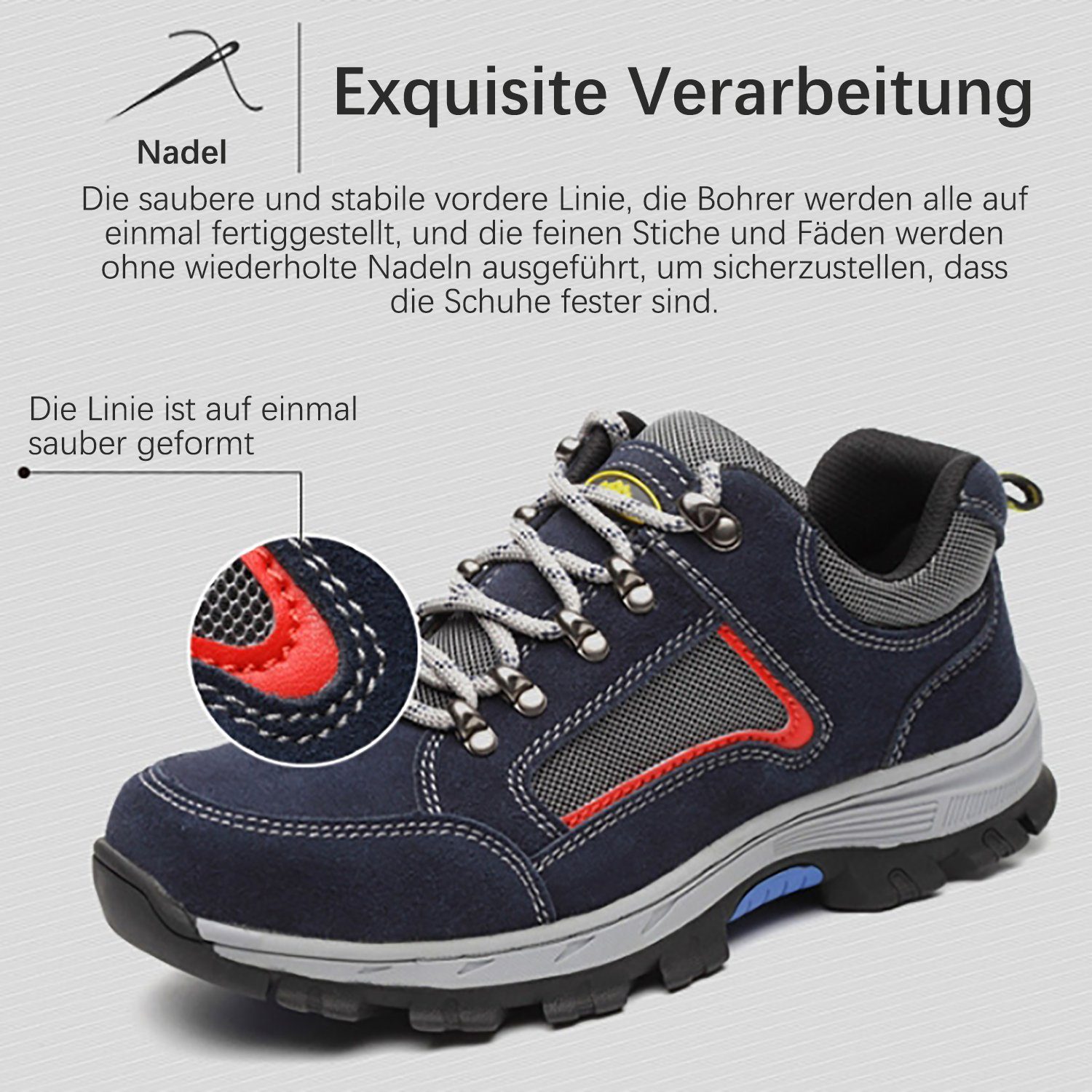 Sicherheits Arbeitsschuhe Stahlkappenschuhe Leichte Schwarz Daisred Sicherheitsschuh