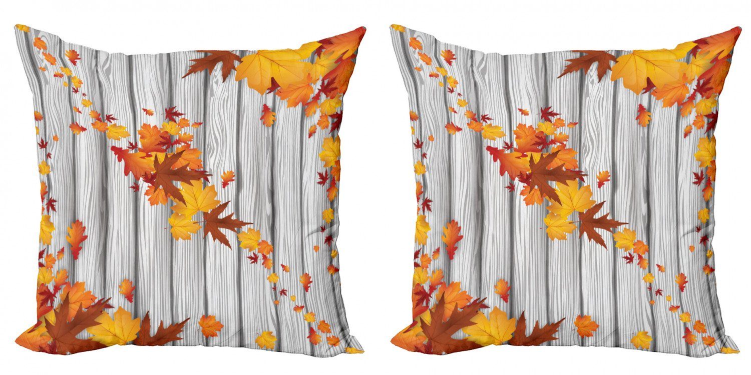 Kissenbezüge Modern Accent Doppelseitiger Digitaldruck, Stück), Herbst Maple Fall (2 Leafs Baum Abakuhaus