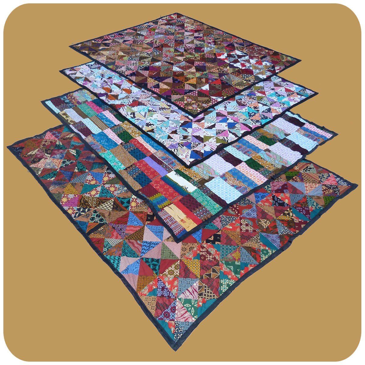 SIMANDRA Tagesdecke Patchwork Doppelbett Tagesdecke