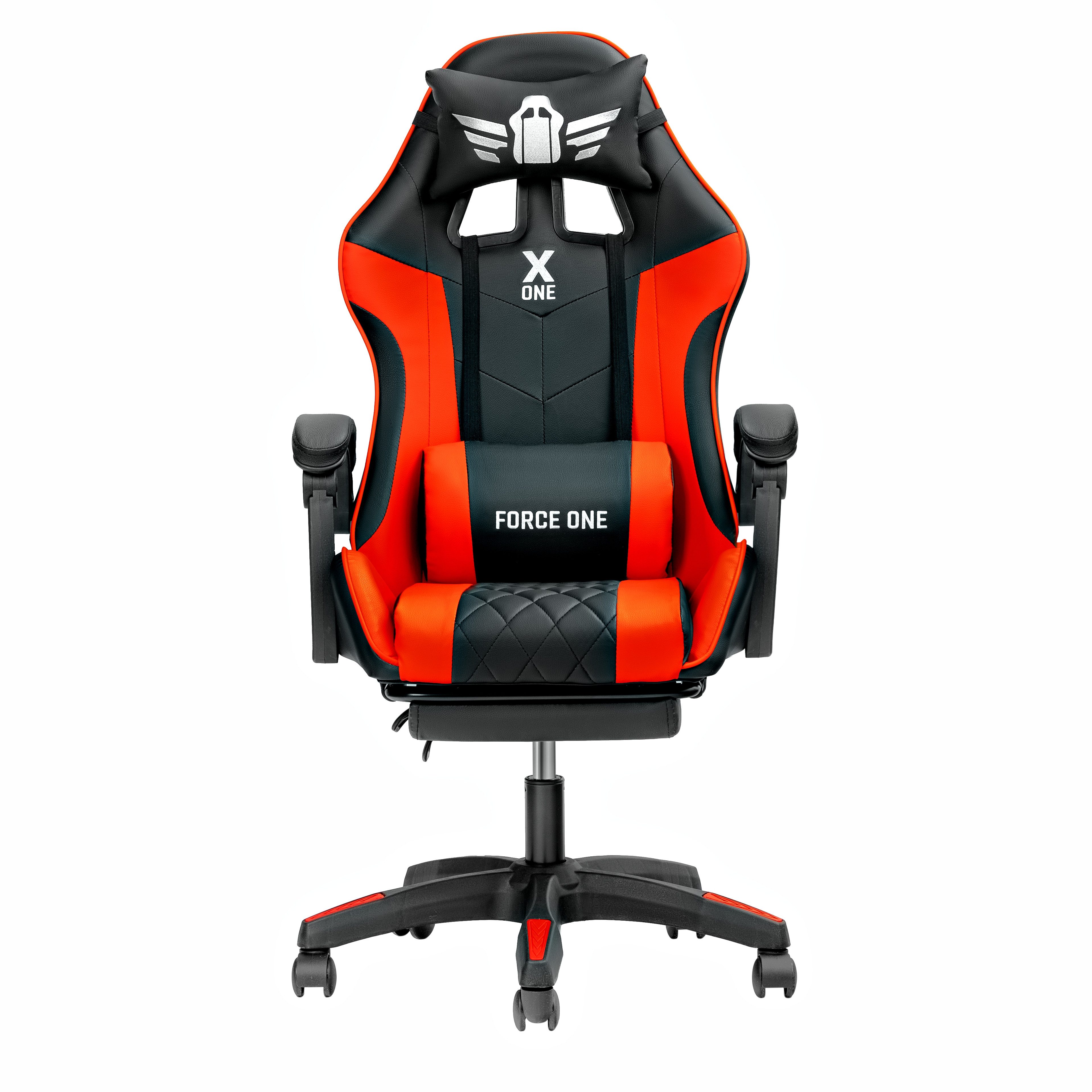 FORCE ONE Gaming-Stuhl X ONE Drehstuhl aus Kunstleder Race Stuhl mit Verste günstig online kaufen