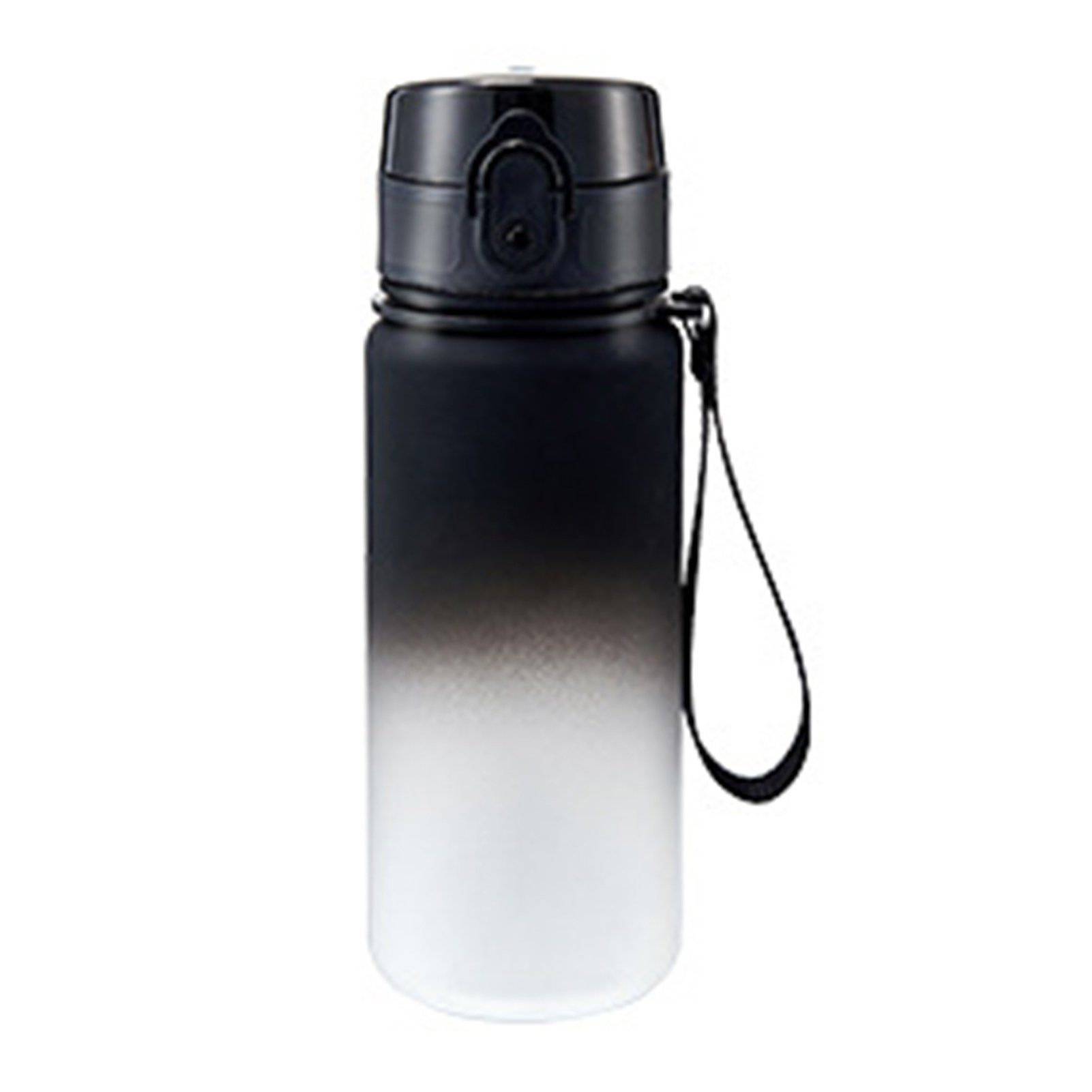 Blusmart Trinkflasche 500 Ml/650 Ml/1000 Ml Kunststoff-Sport-Wasserbecher, Trinkflasche, Trinkflasche black white 500ml