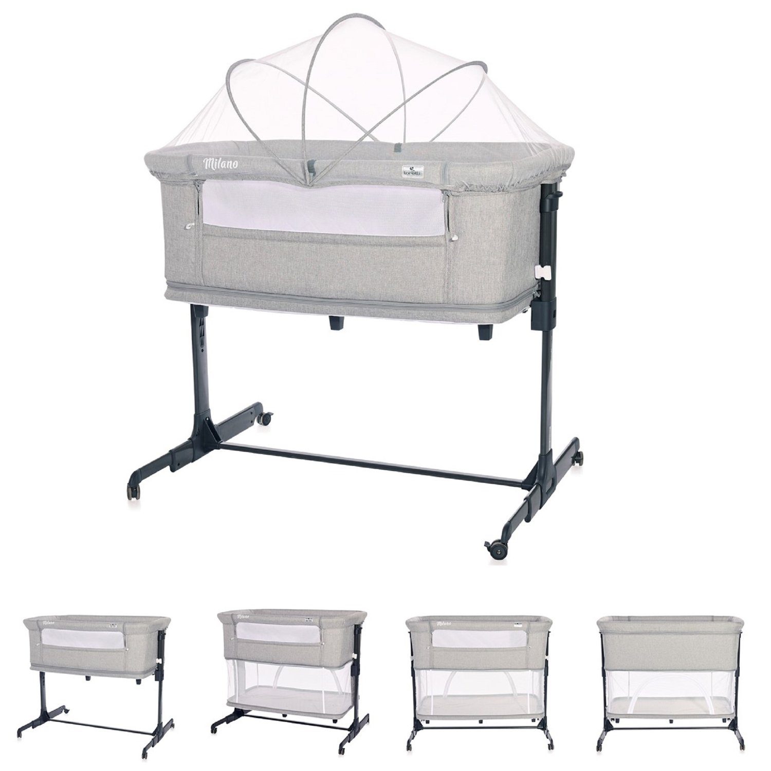 Komplettbett Babybett Milano 2 in 1
