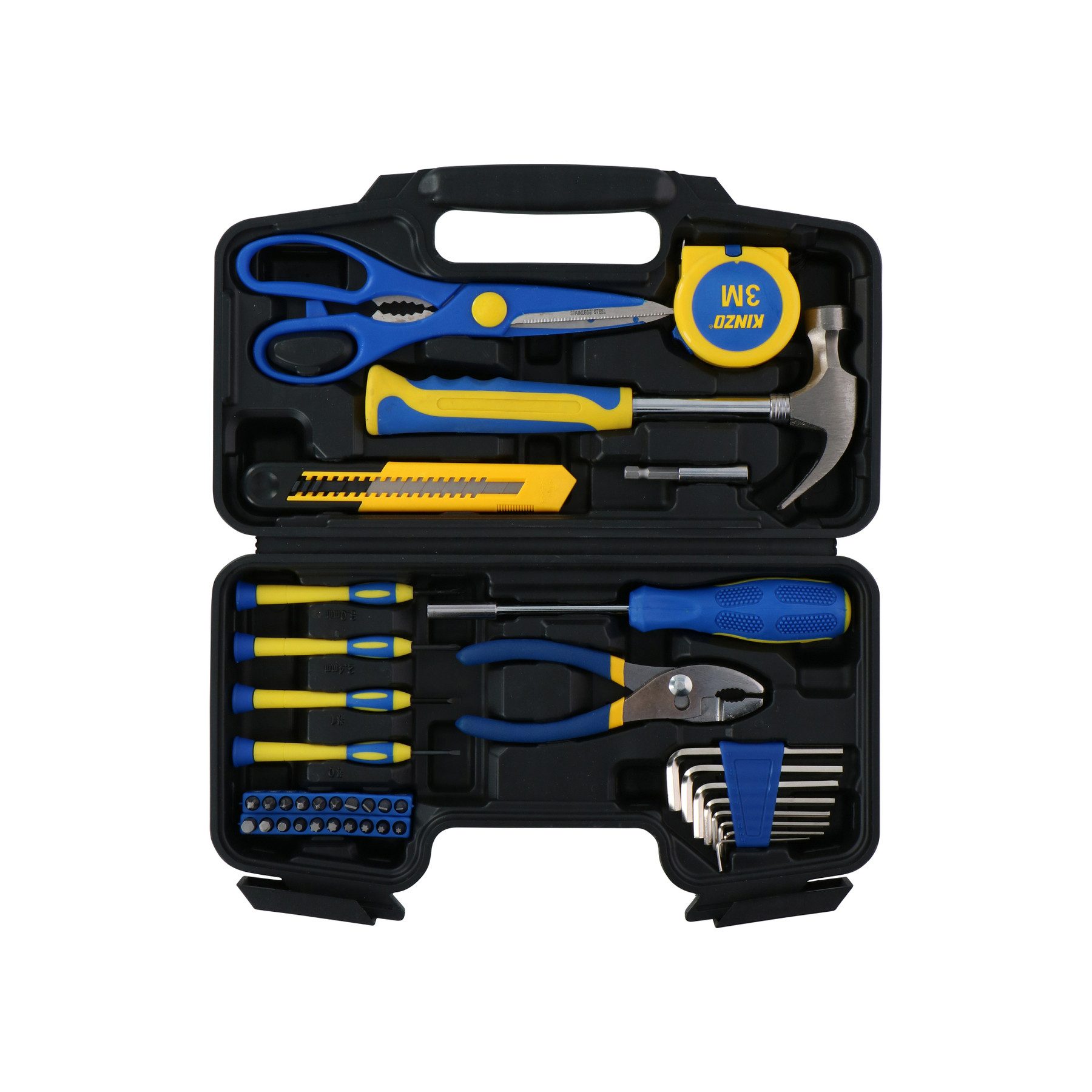 Kinzo Werkzeugset KINZO Werkzeug-Set Home 39-teilig