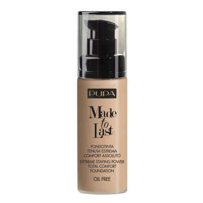 Pupa Foundation Made To Last Total Comfort Foundation SPF10