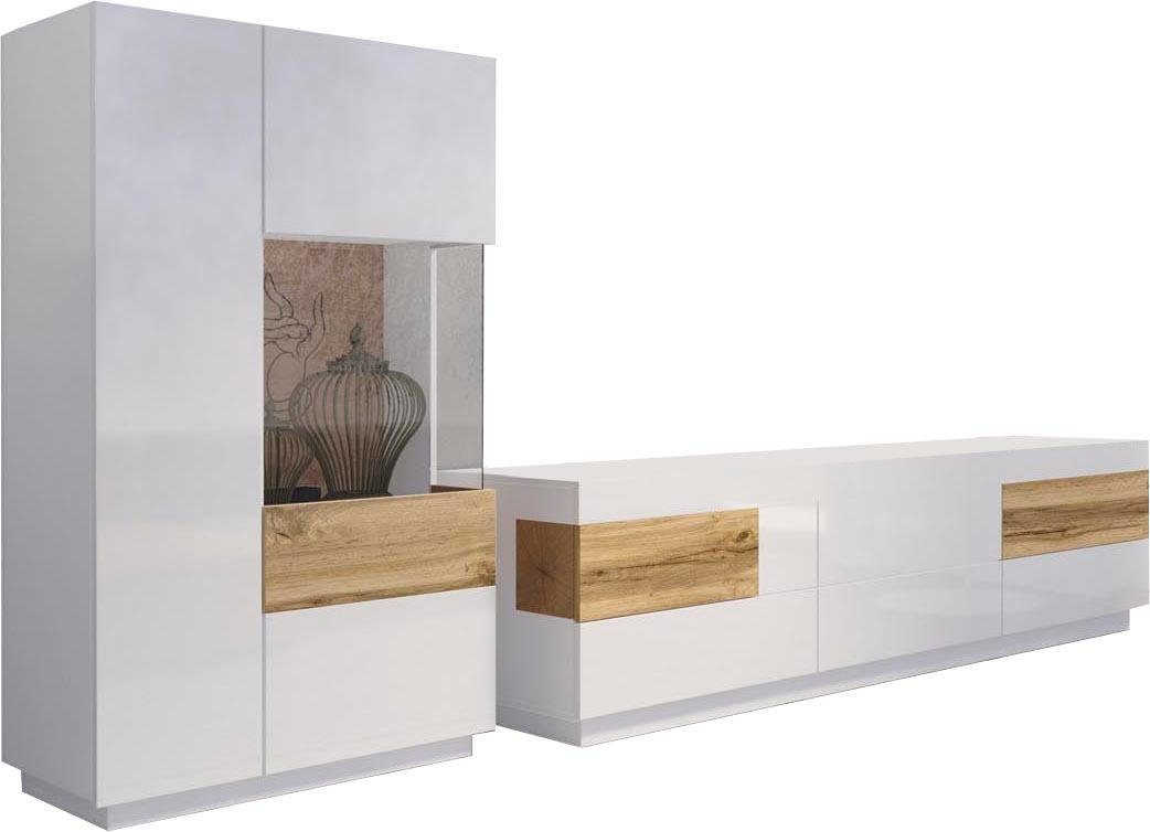 OTTO home Wohnwand Silke, (Set, 2-St), (2-tlg)