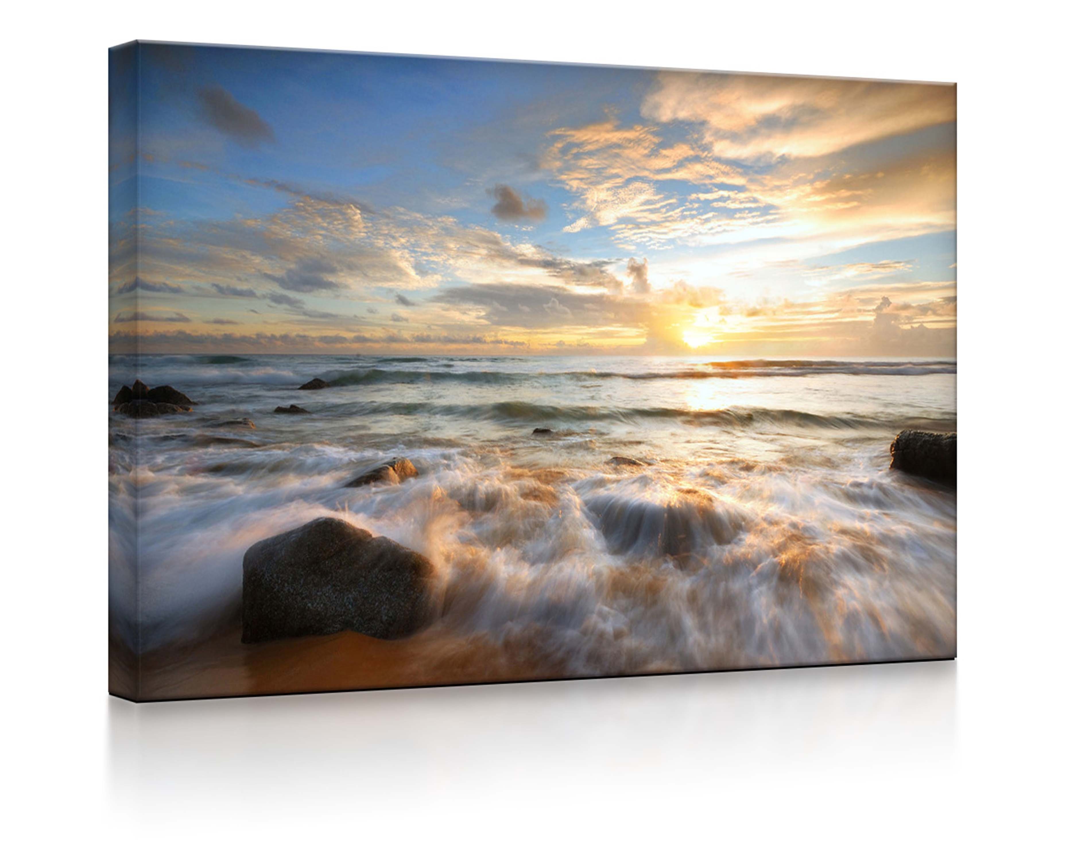 lightbox-multicolor LED-Bild Sonnenuntergang am Meer fully günstig online kaufen