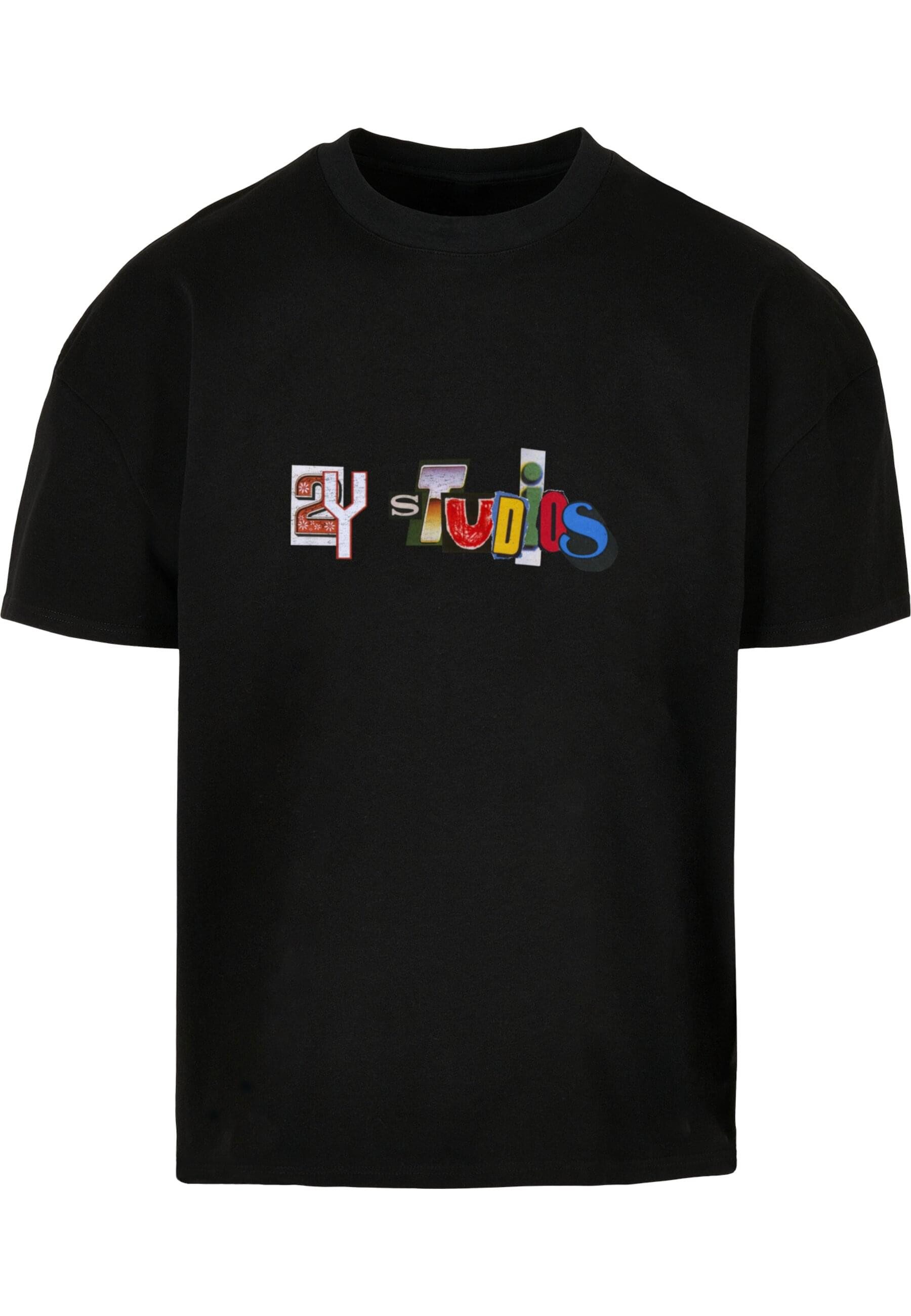 2Y Studios T-Shirt 2Y Studios RANSOM NOTE LOGO ULTRA HEAVY TEE (1-tlg)