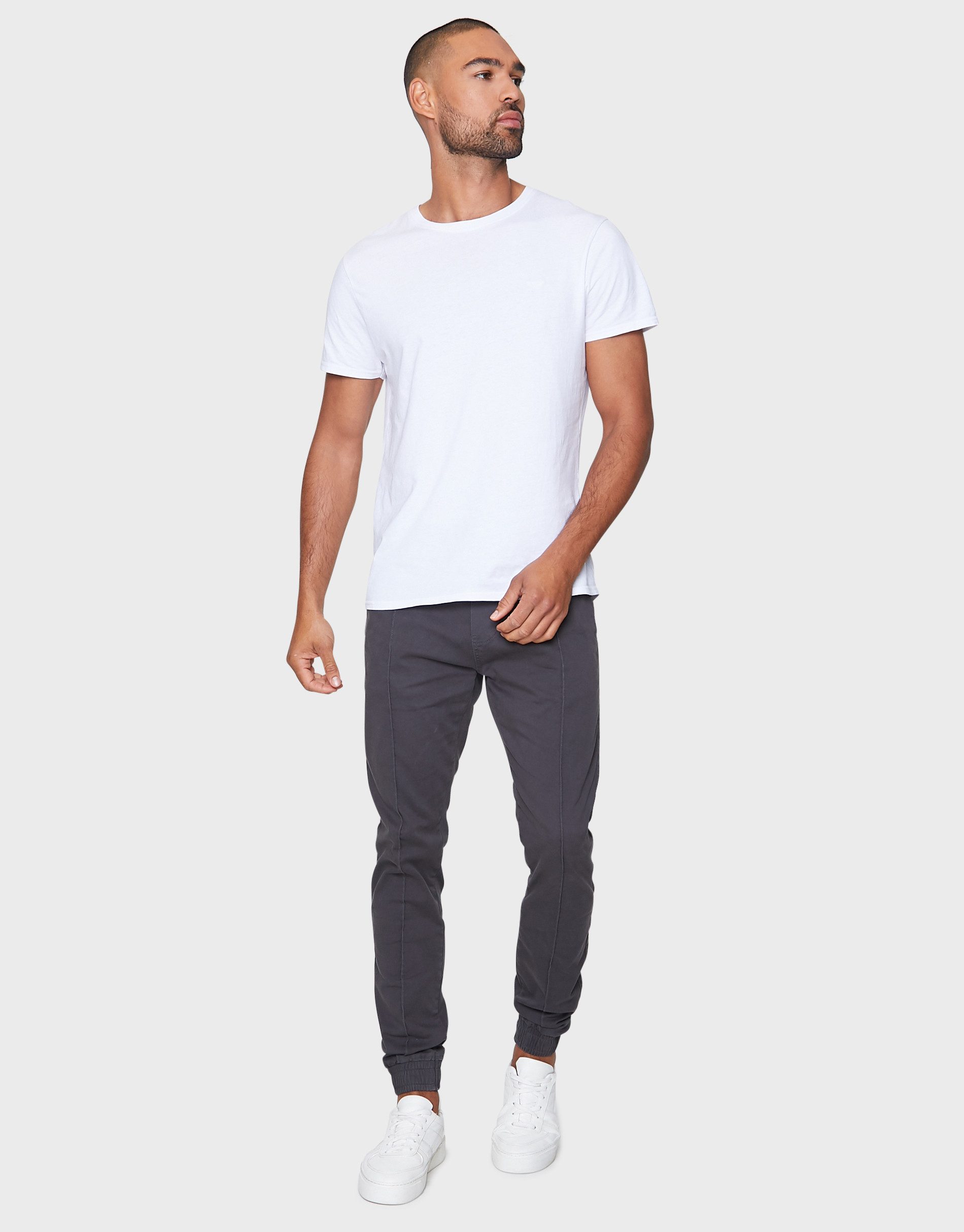 Threadbare Stoffhose Metro (1-tlg) mit elastischen Beinbündchen