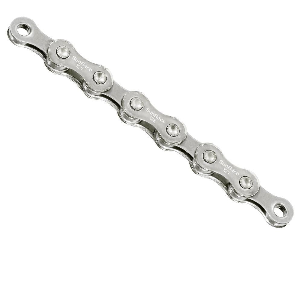 Fahrradkette SunRace CN12A Fahrradkette 12-fach Silber - 126 Glieder für Sram & Shi