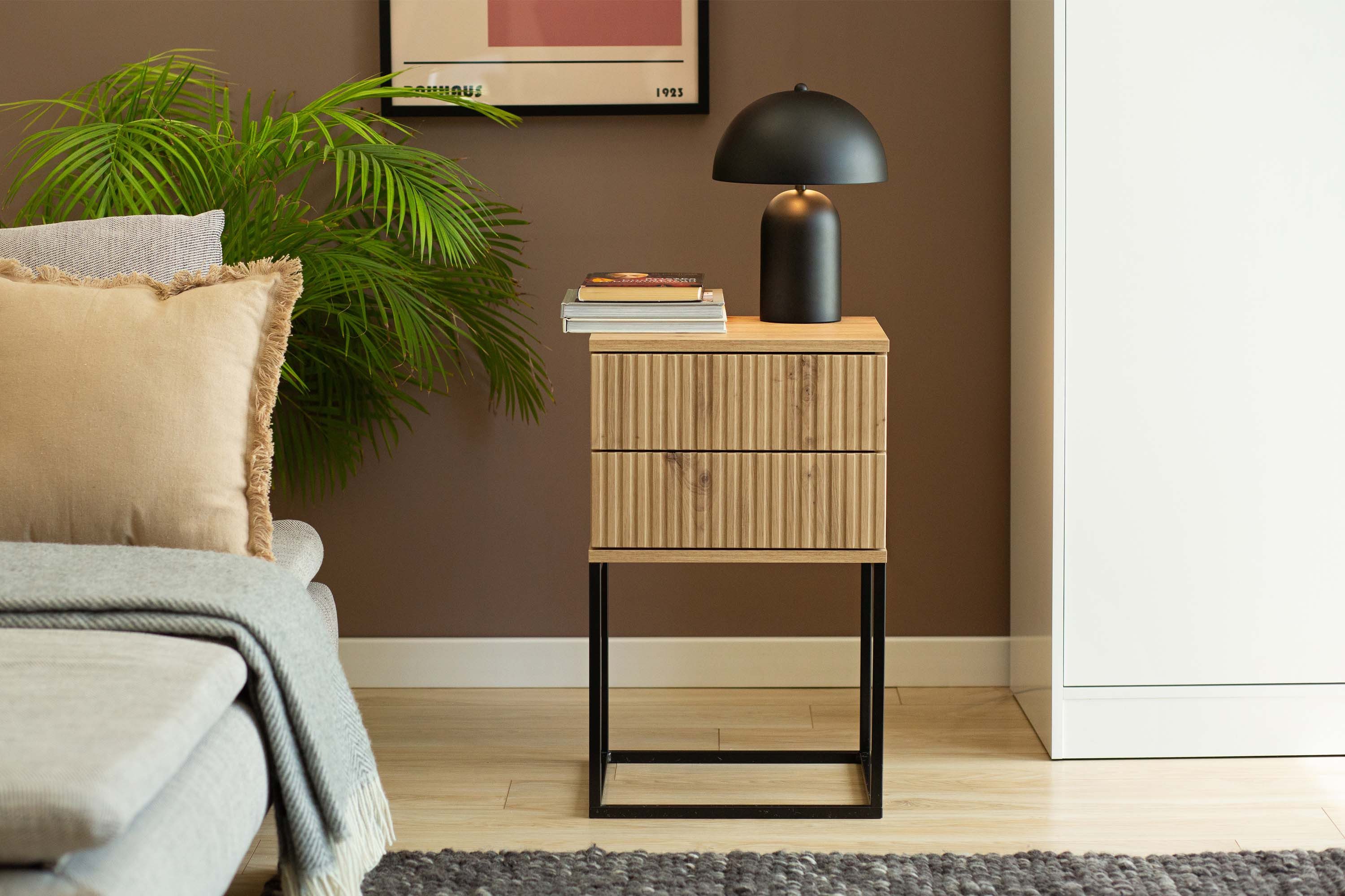 KONSIMO® Nachttisch RECTUS Nachtschrank, Modern, hergestellt in der EU, mit günstig online kaufen