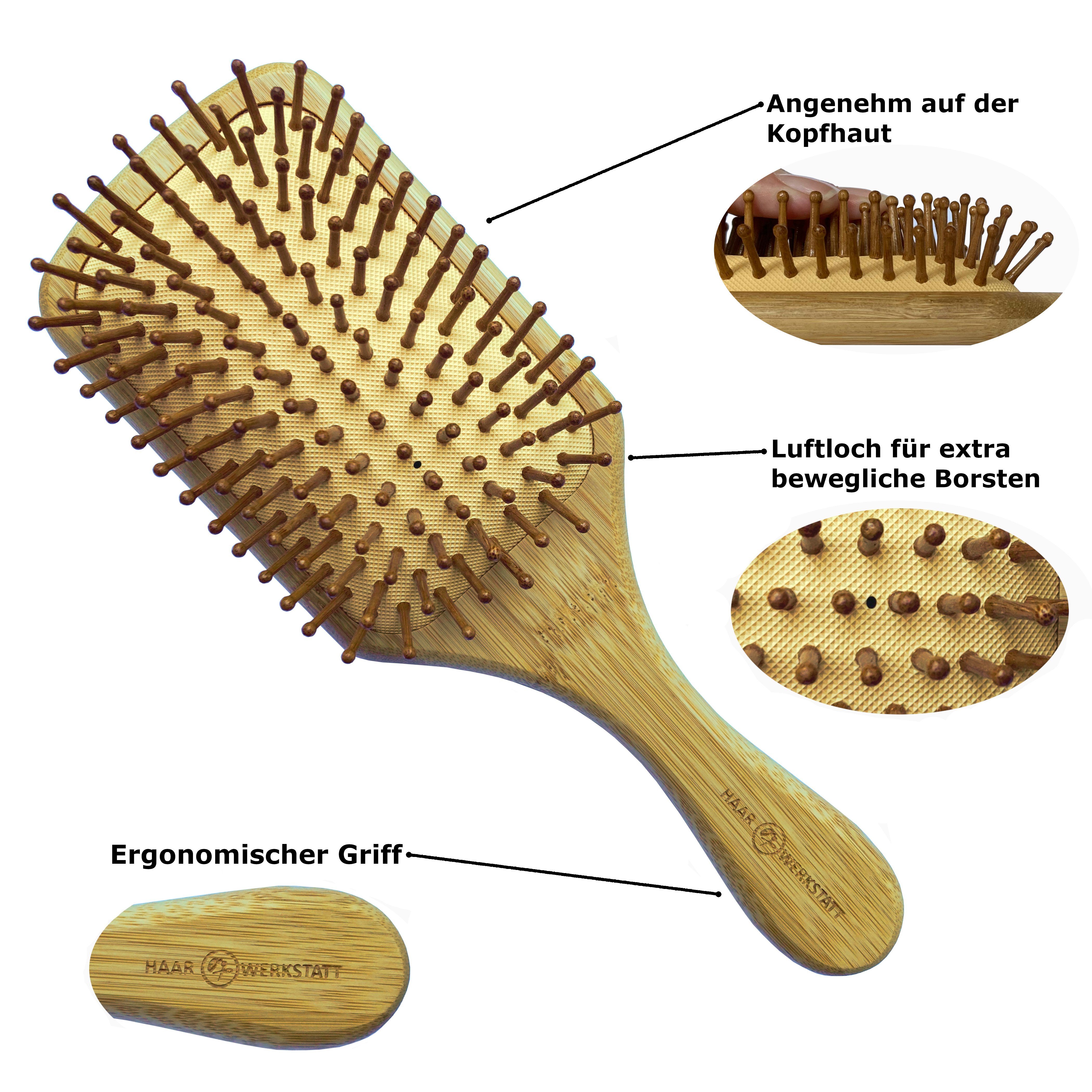 das Durchkämmen Haare Die - Ihr und für Holzbürste Haarbürste Vereinfacht der Profi Haarwerkstatt Entwirren Haar, optimale Haarbürste