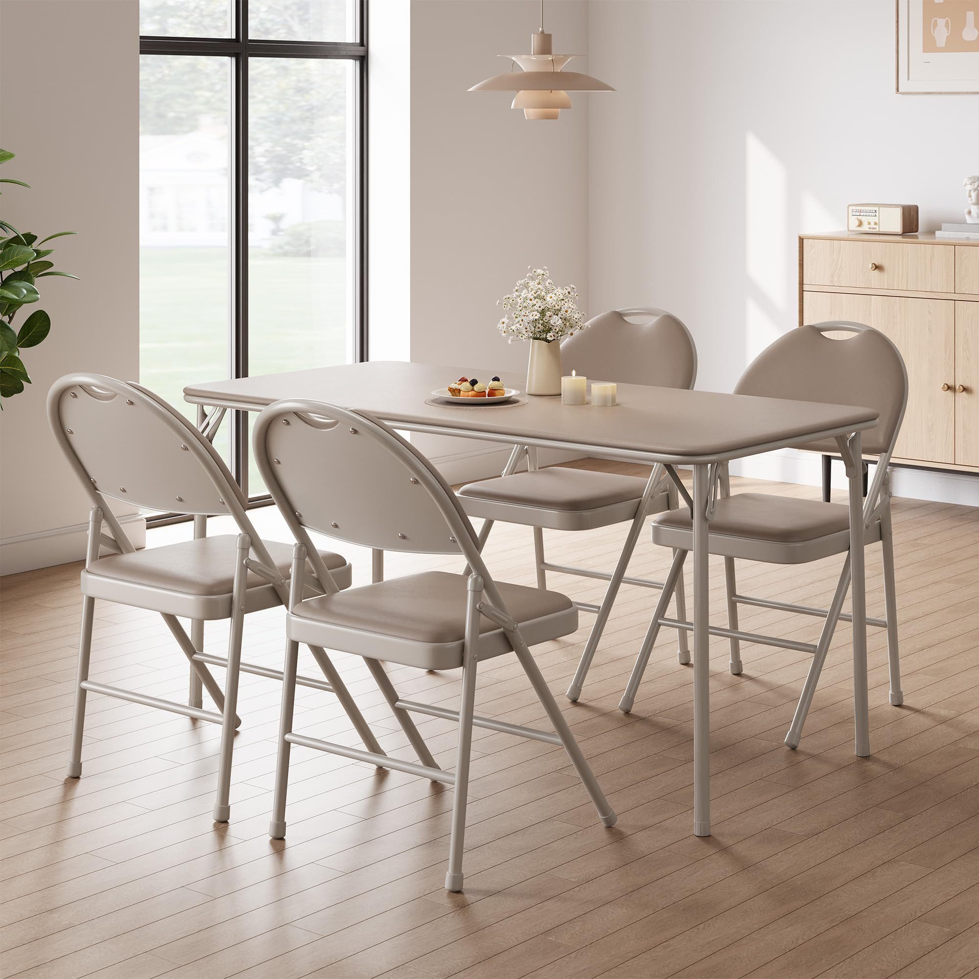 GarveeMore Klappstuhl Gästestuhl Klappstuhl Campingstuhl 4/6er Set Gartenst günstig online kaufen