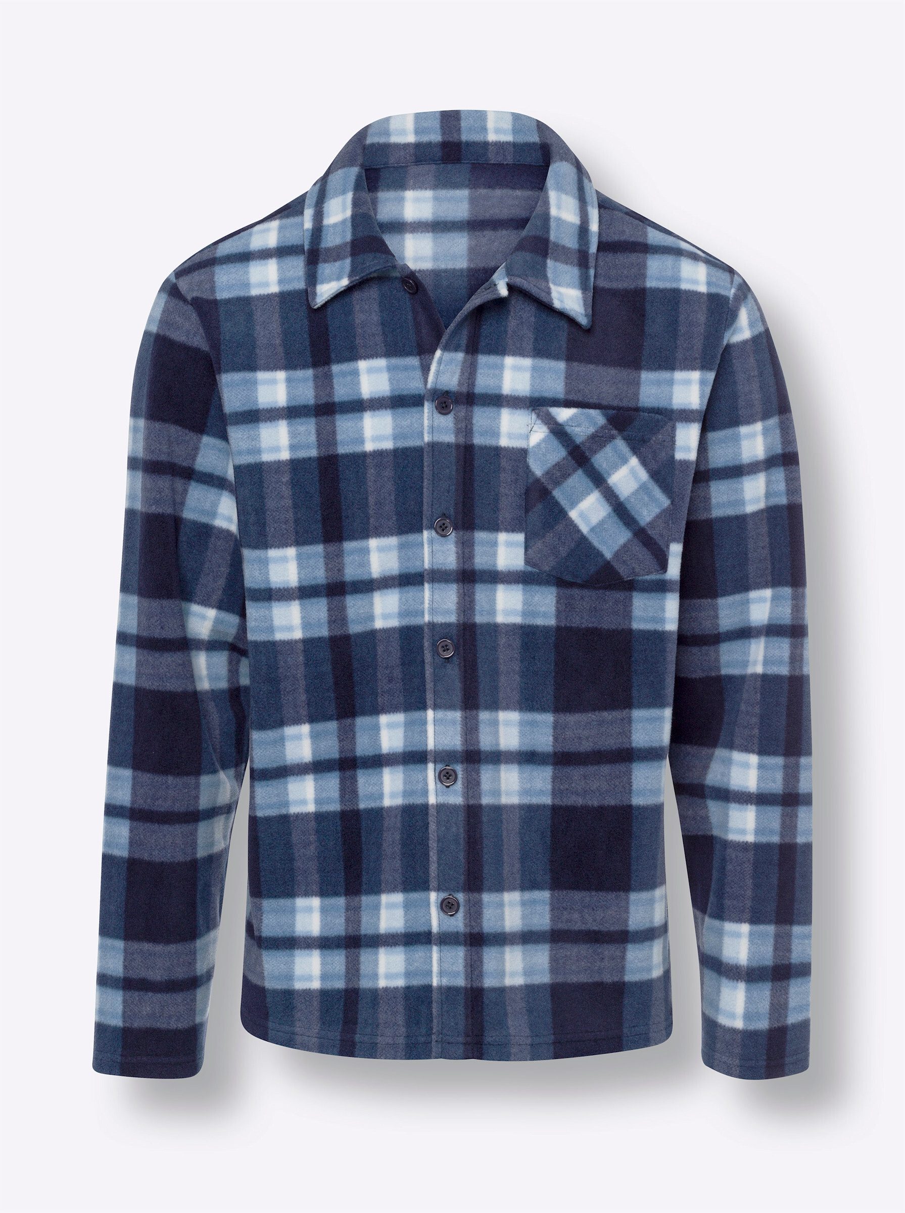 Sieh an! Trainingsshirt Fleece-Jacke Langarm