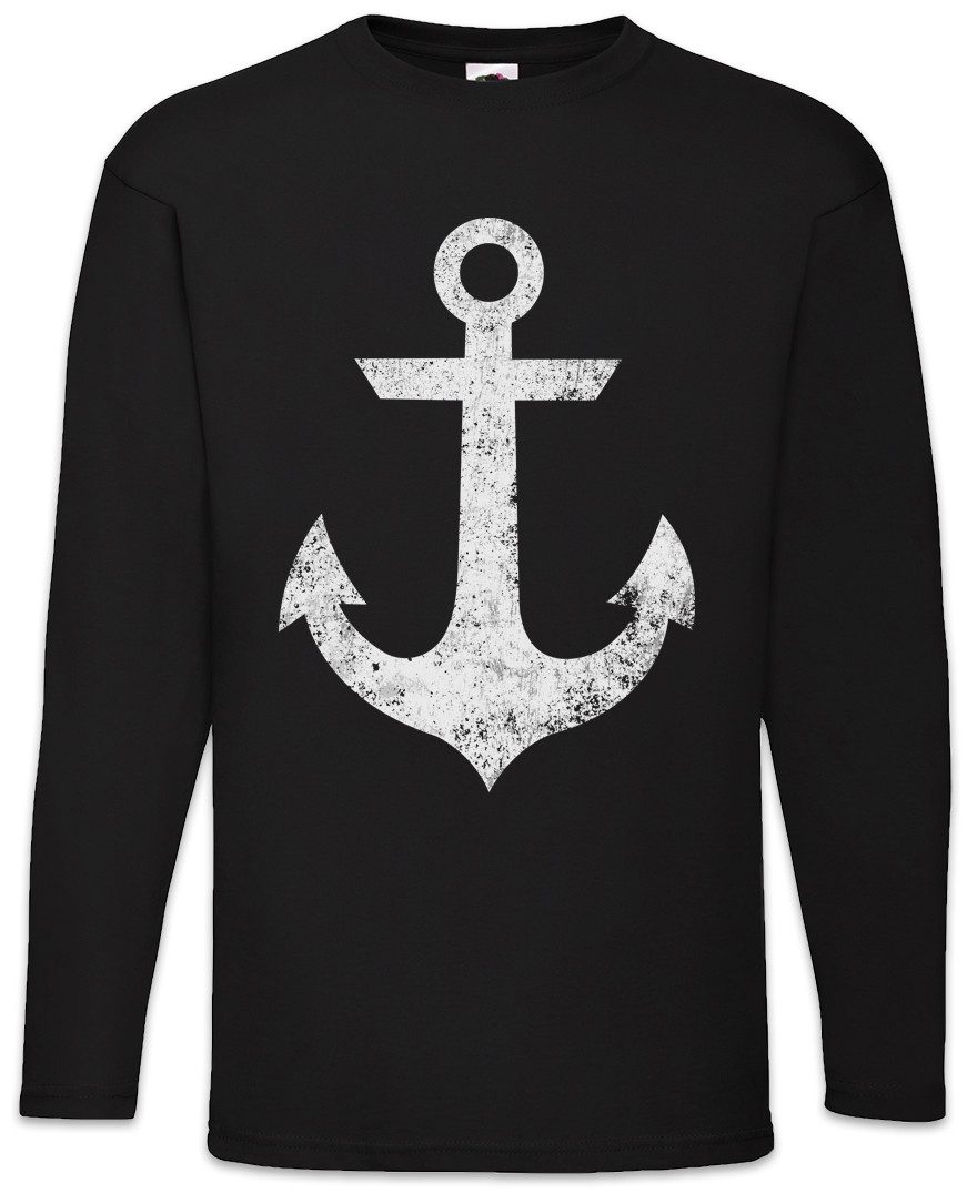 Langarmshirt Oldschool Anchor Vintage Logo II Langarm T-Shirt Anker Nautical Star