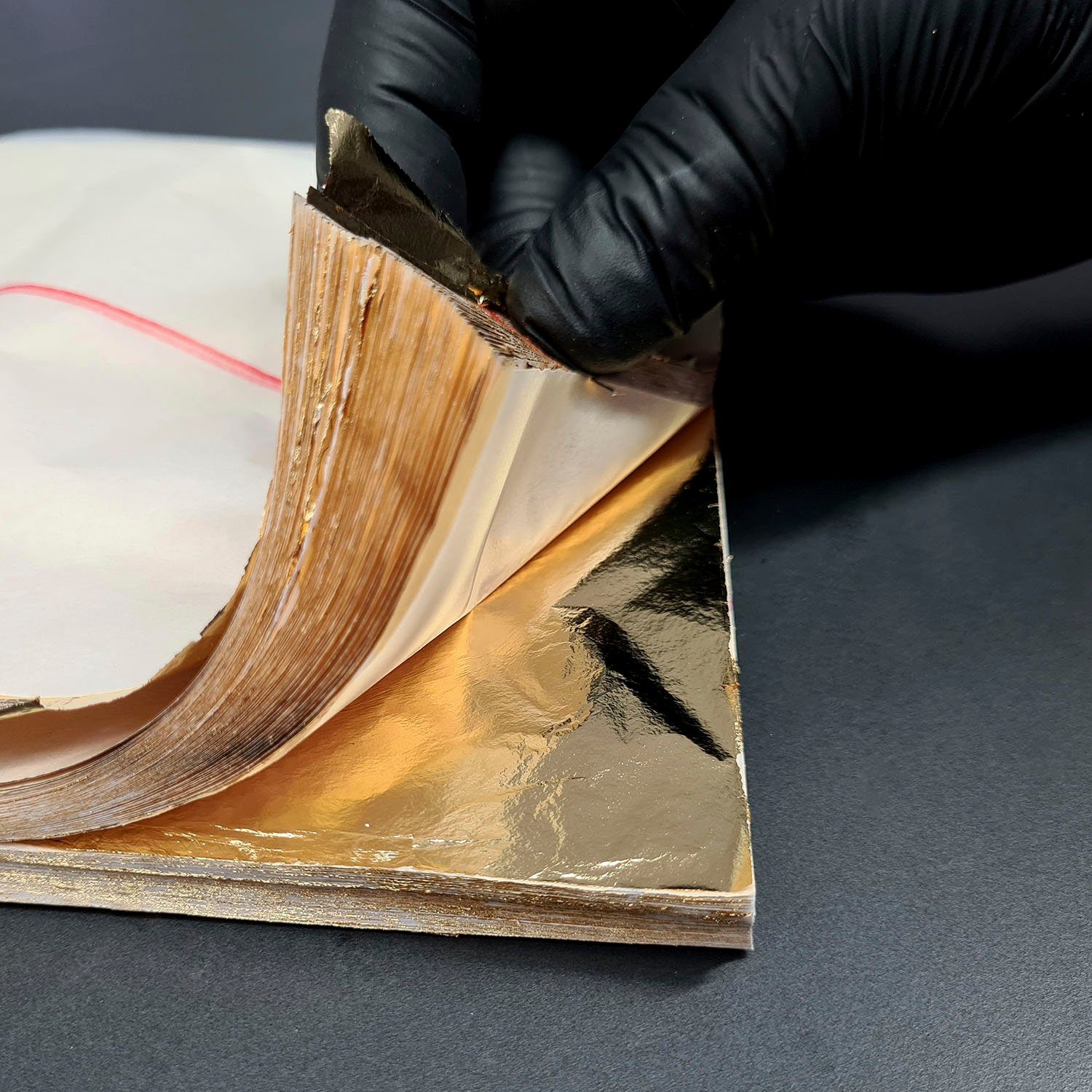 OTTO home Acrylglasbild Abstrakte Formen - Acrylbilder mit Blattgold veredelt, Formen, Gemälde, Kunst, Modern (1 St), Goldveredelung, Handgearbeitet, Gerahmt, Edel