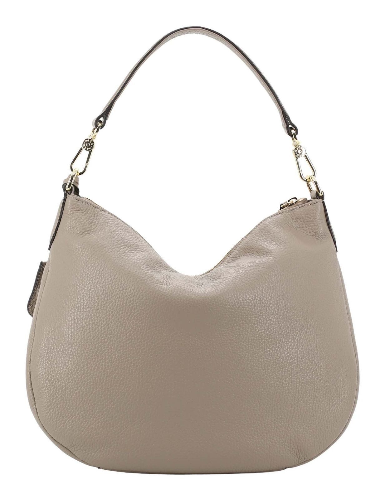 Abro Schultertasche Hobo Juna (Set, 2-tlg), aus echtem Leder