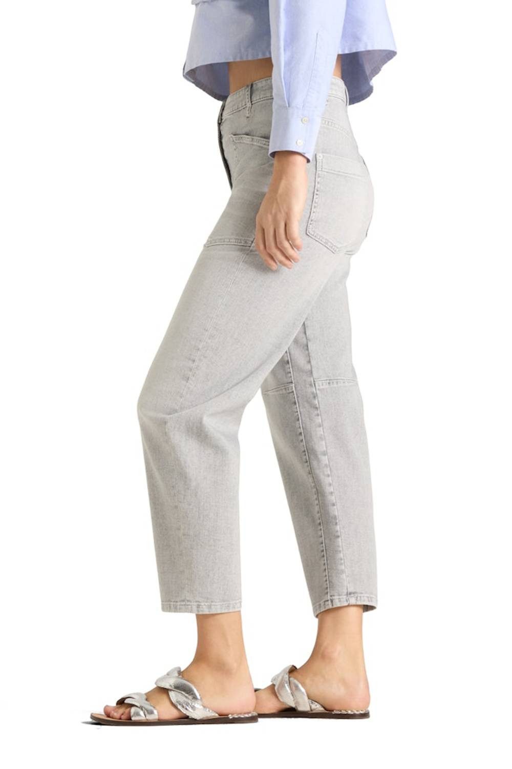 Cambio 5-Pocket-Jeans Ocean Angesagte Barrel-Silhouette mit Statement-Taschen – Bild 5 von 5