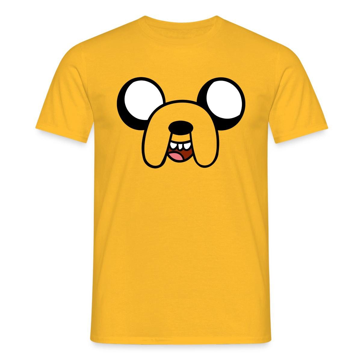 T-Shirt Adventure Time Mit Finn Und Jake Jake Kostüm Karneval Männer T-Shirt