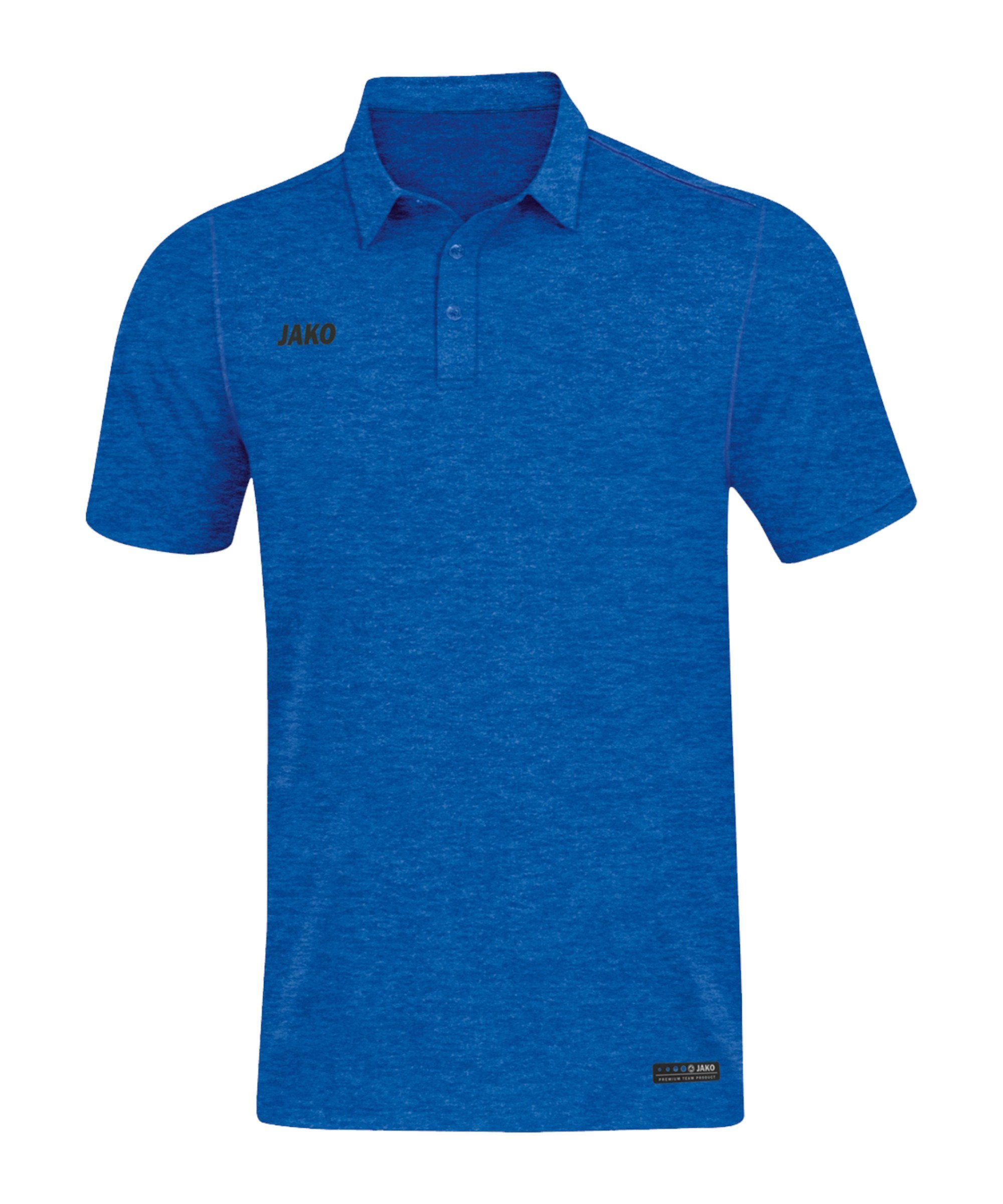 Jako T-Shirt Premium Basics Poloshirt default Blauschwarz