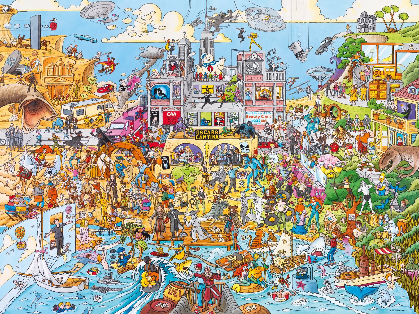 HEYE Puzzle Hollyworld, Schöne, 1500 Puzzleteile, Made in Europe günstig online kaufen