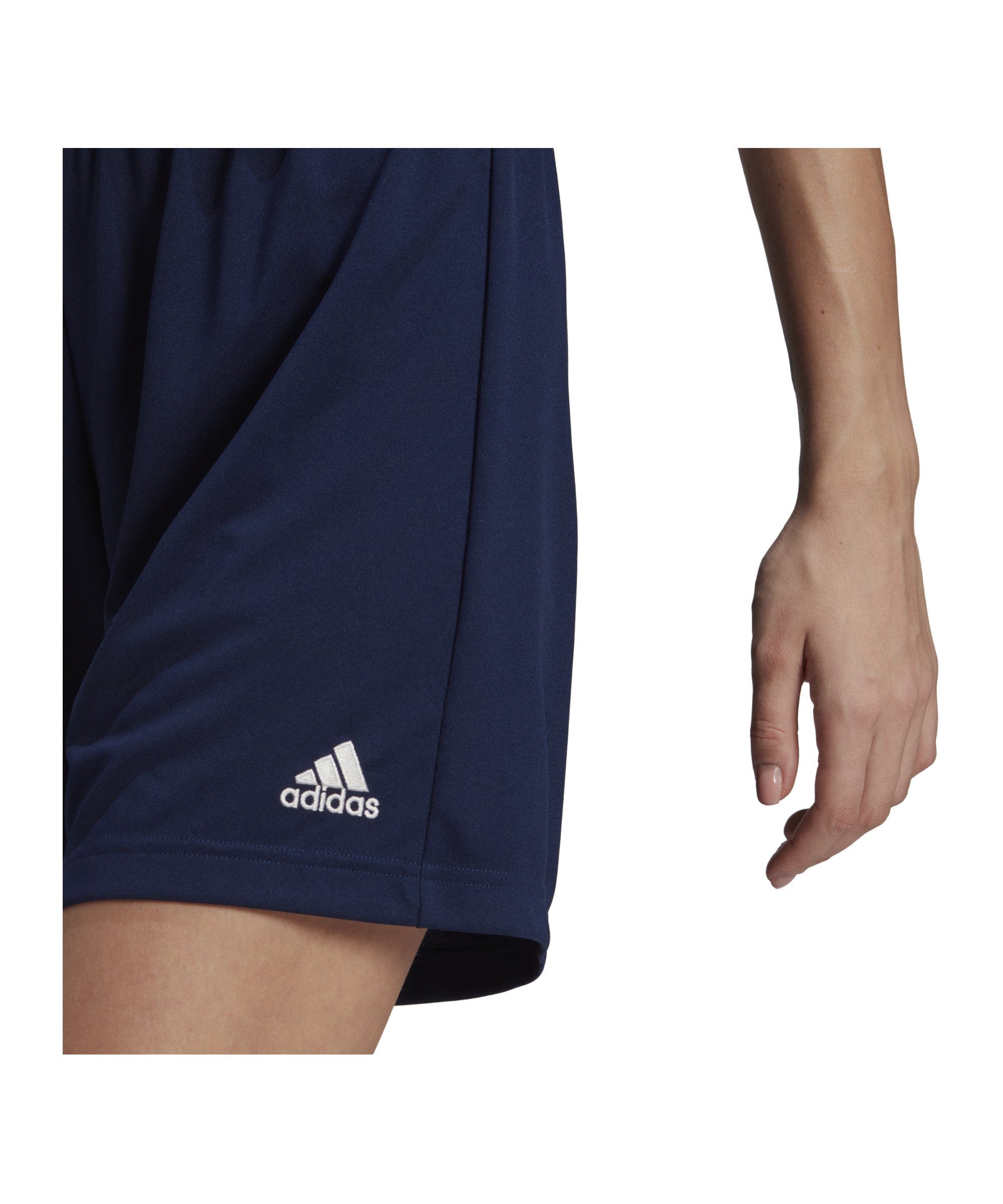 adidas Damen Entrada Sporthose blauweiss Short Performance 22