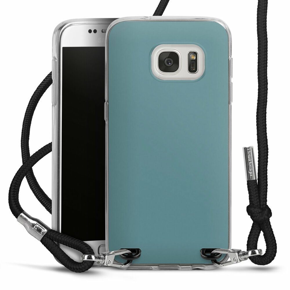 DeinDesign Handyhülle »Petrol« Samsung Galaxy S7, Handykette, Hülle mit  Band, Case zum Umhängen, Cover mit Kette Art Blau einfarbig online kaufen |  OTTO